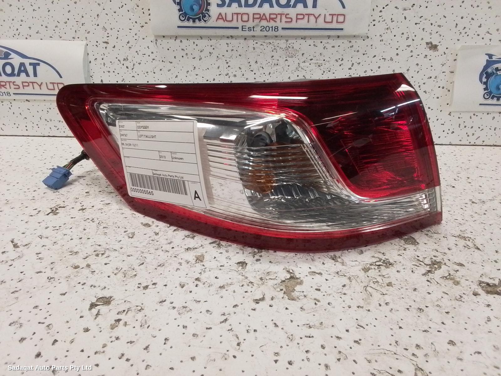 Honda Odyssey Left Taillight
