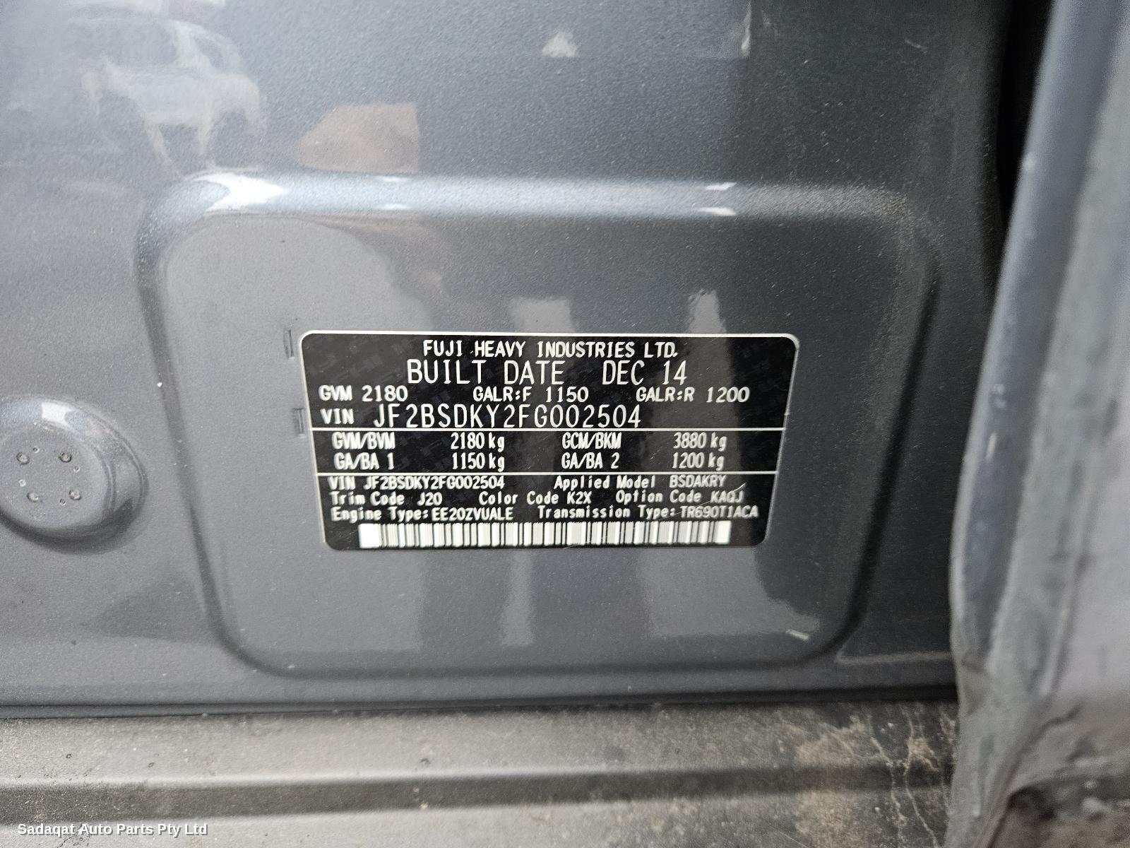 Subaru Outback A/c Compressor