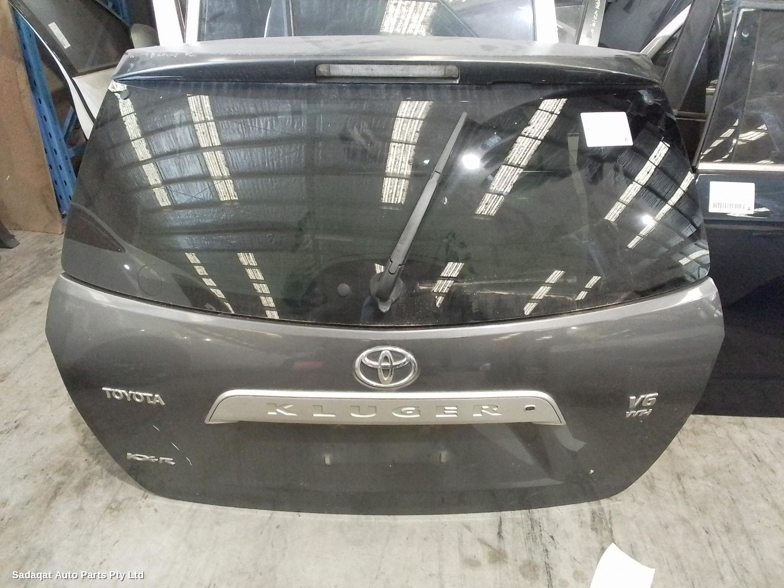 Toyota Kluger Bootlid/tailgate