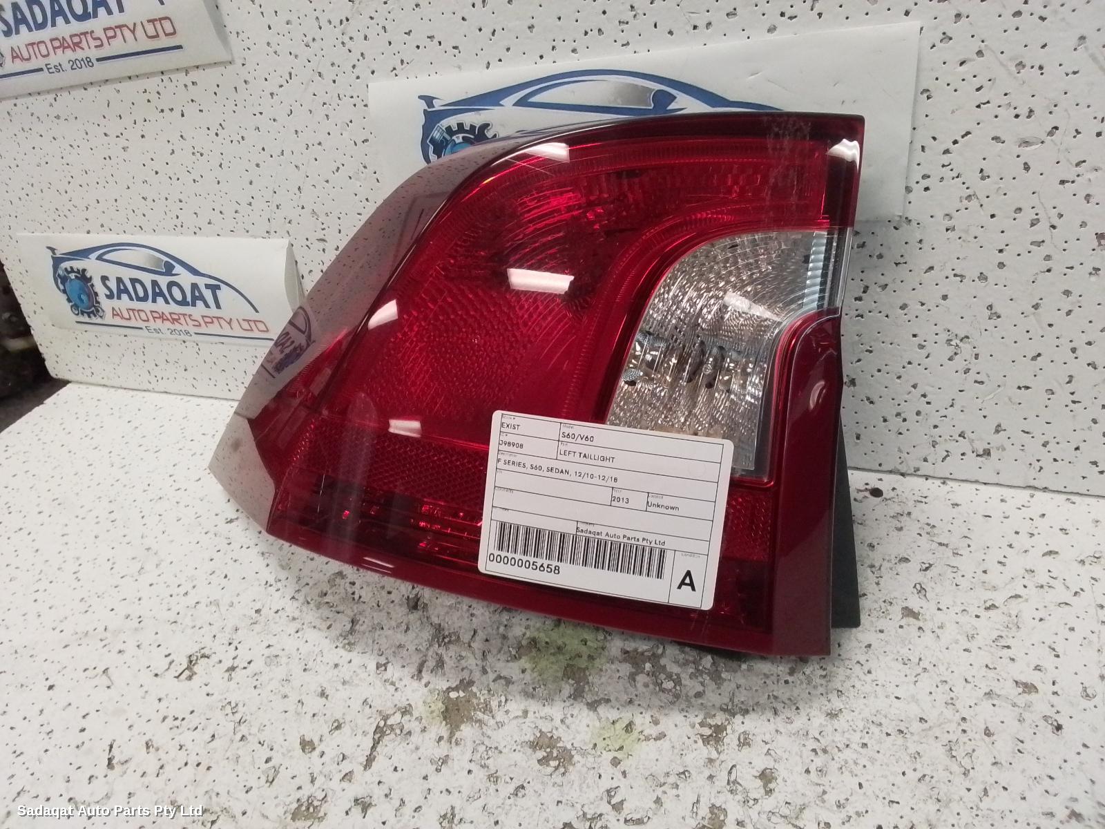 Volvo S60/v60 Left Taillight