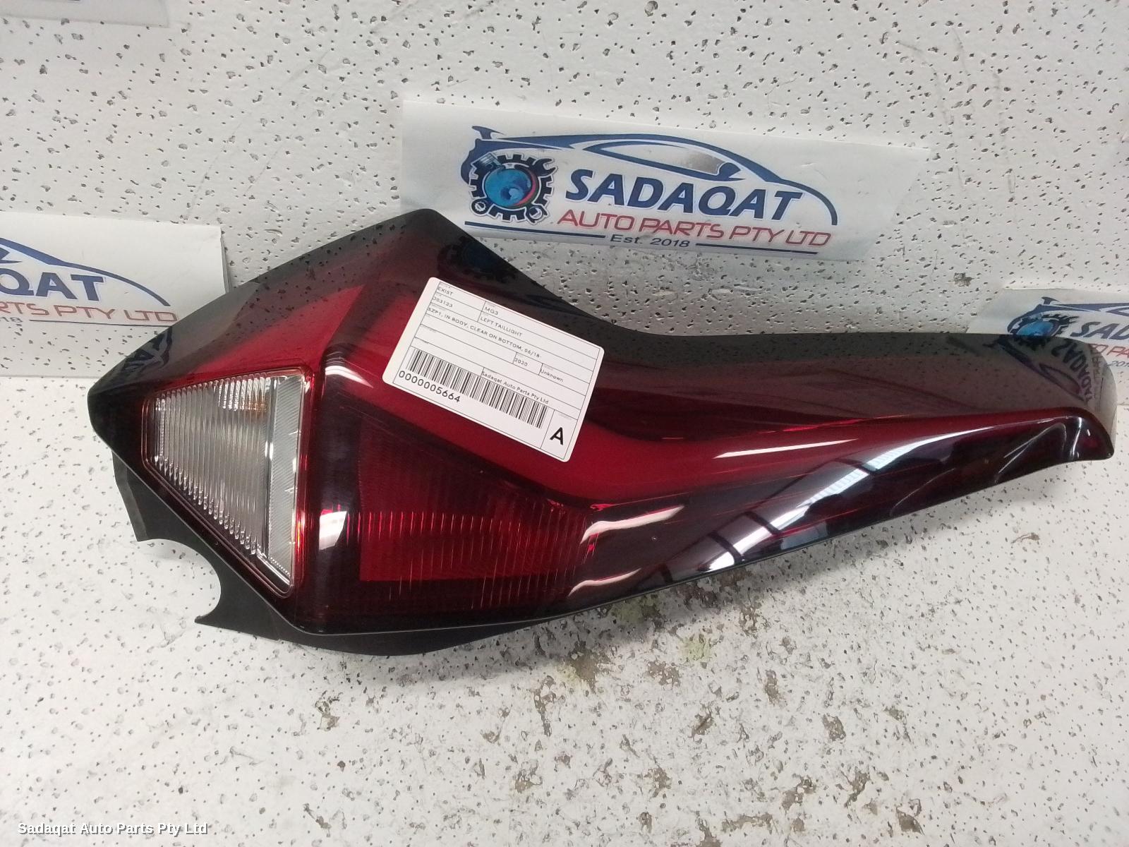 Mg Mg3 Left Taillight
