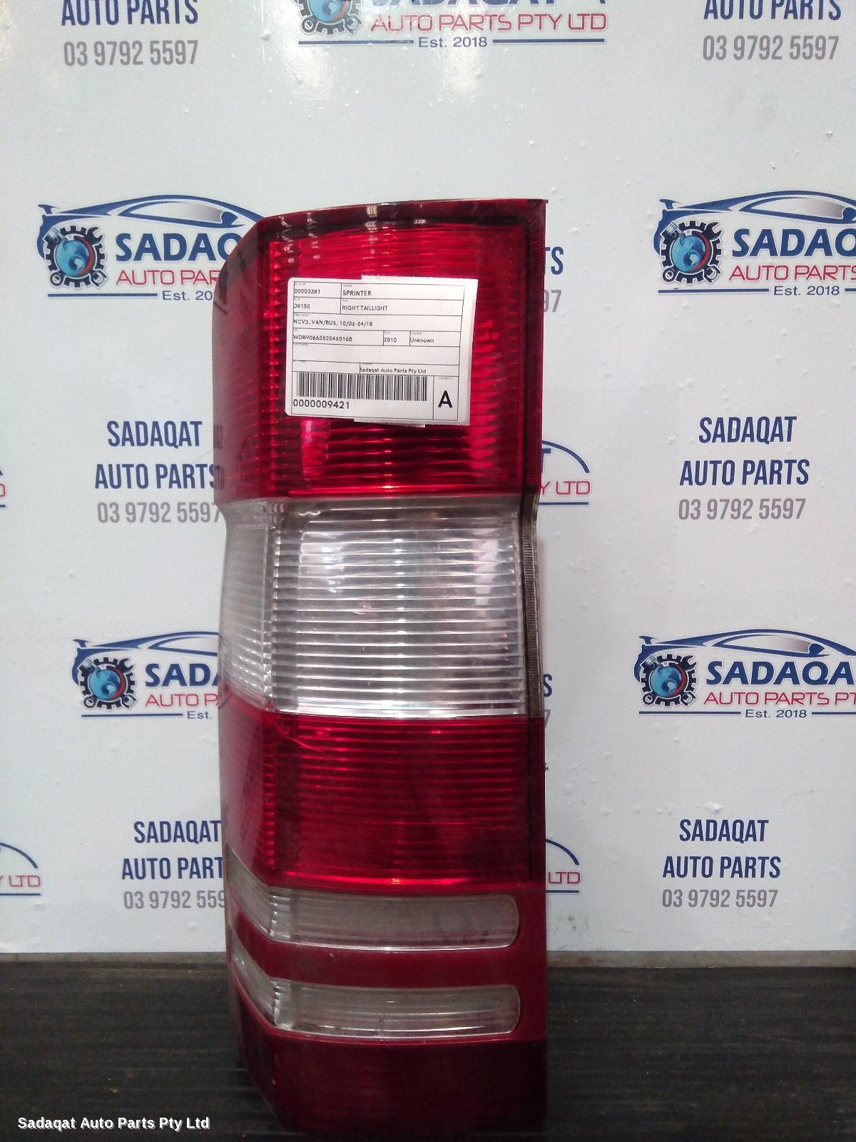 Mercedes Sprinter Right Taillight