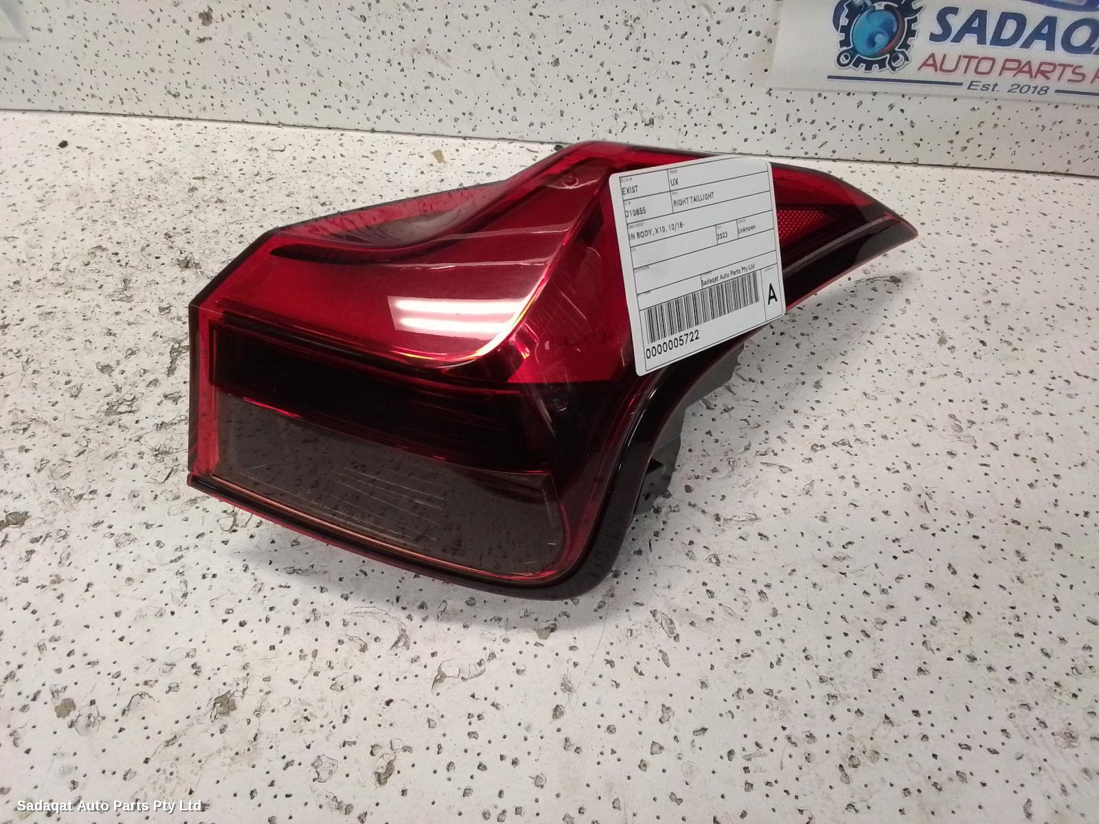 Lexus Ux Right Taillight