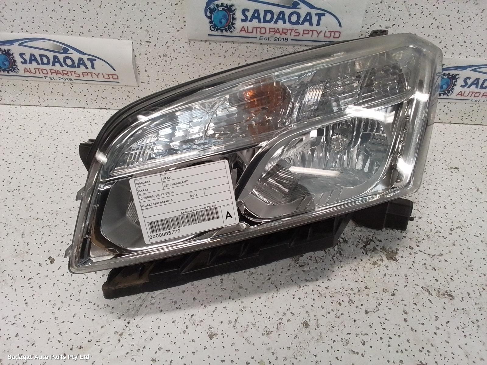 Holden Trax Left Headlamp