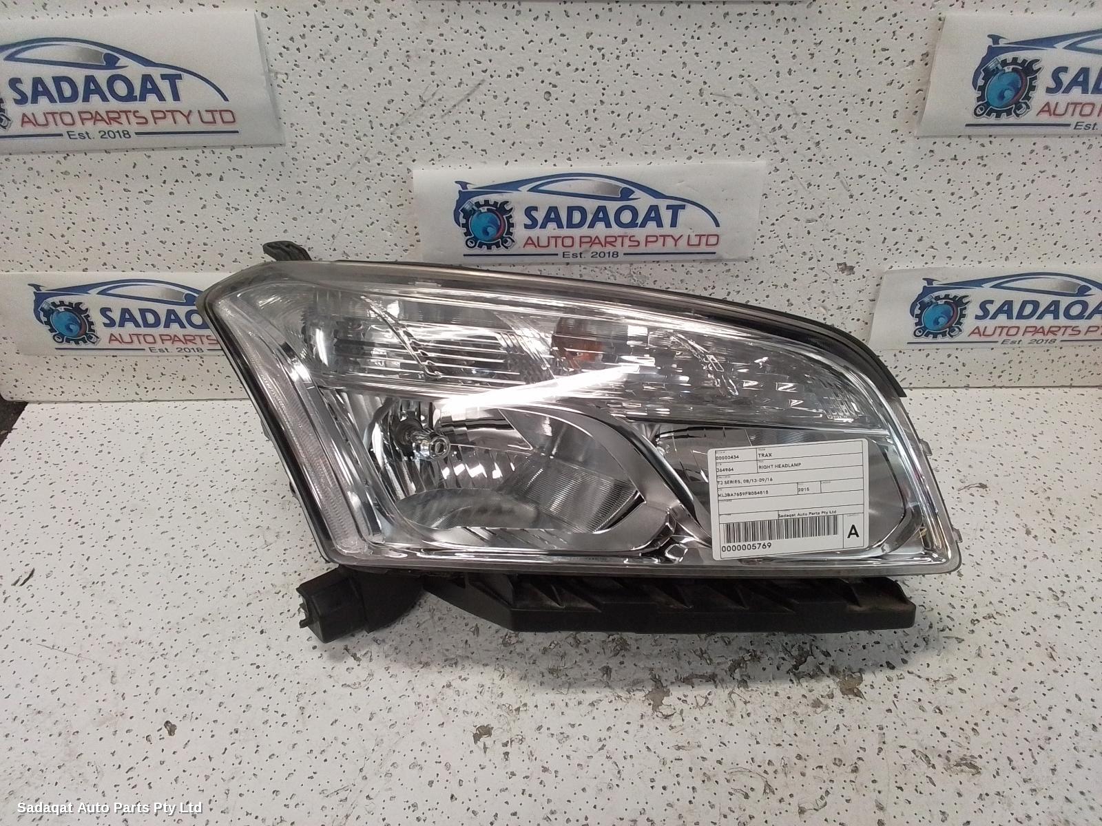 Holden Trax Right Headlamp