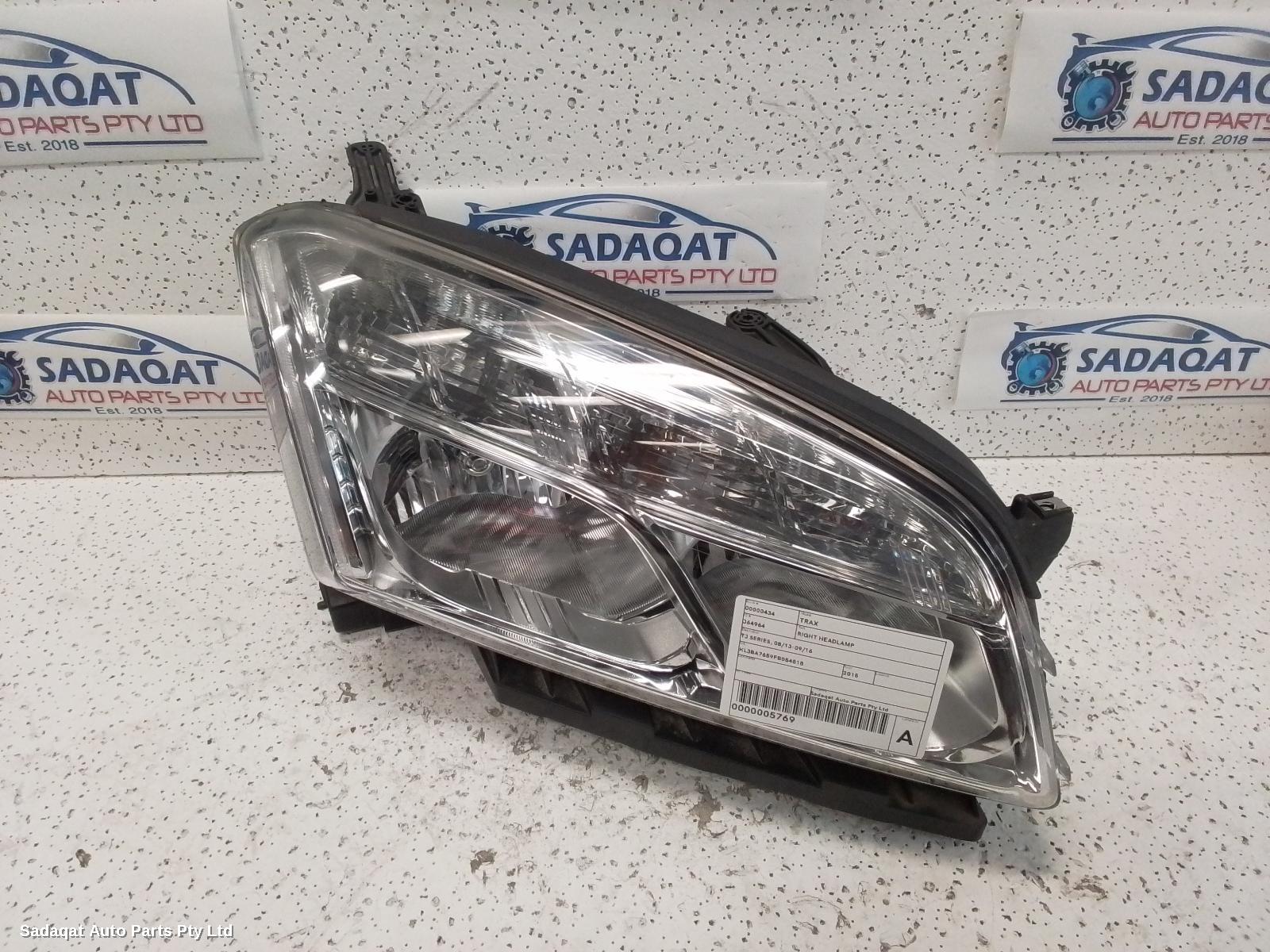 Holden Trax Right Headlamp