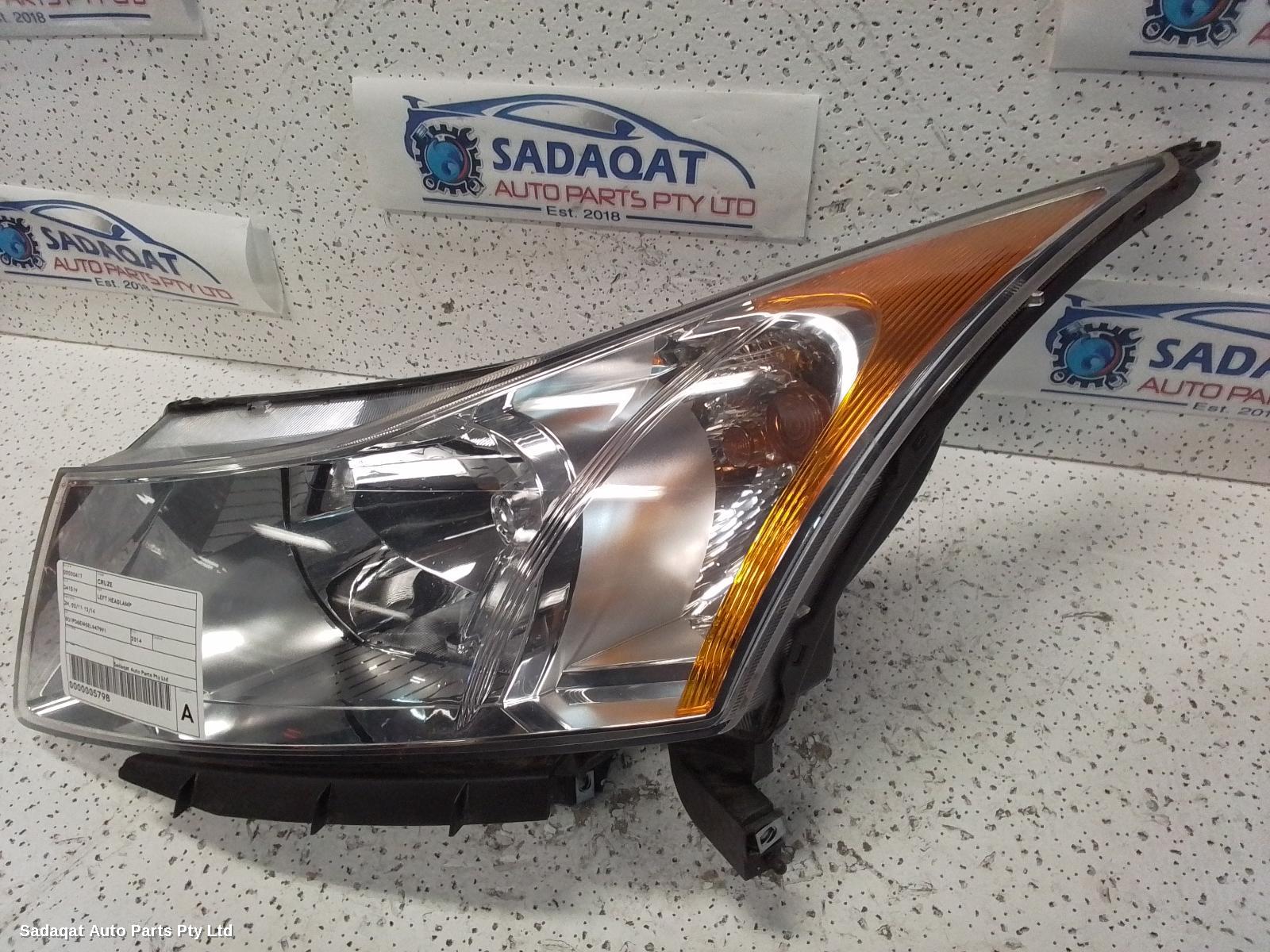 Holden Cruze Left Headlamp