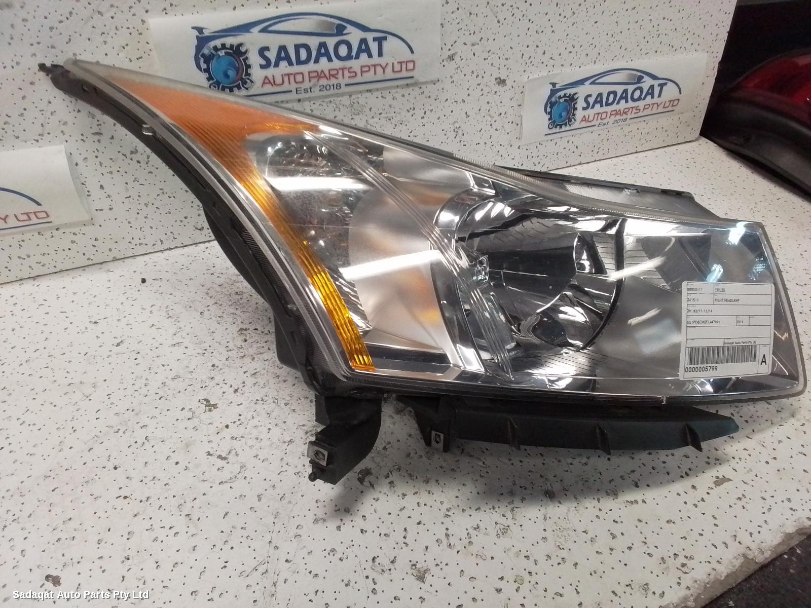 Holden Cruze Right Headlamp