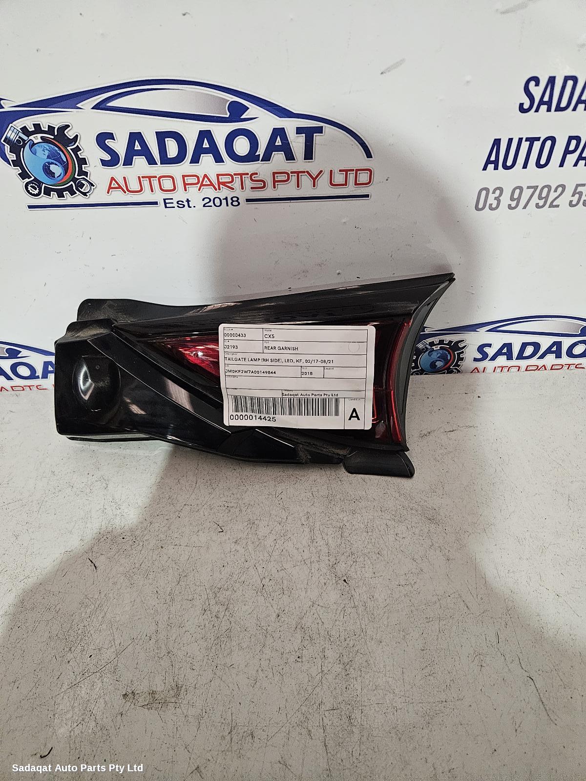 Mazda Cx5 Rear Garnish