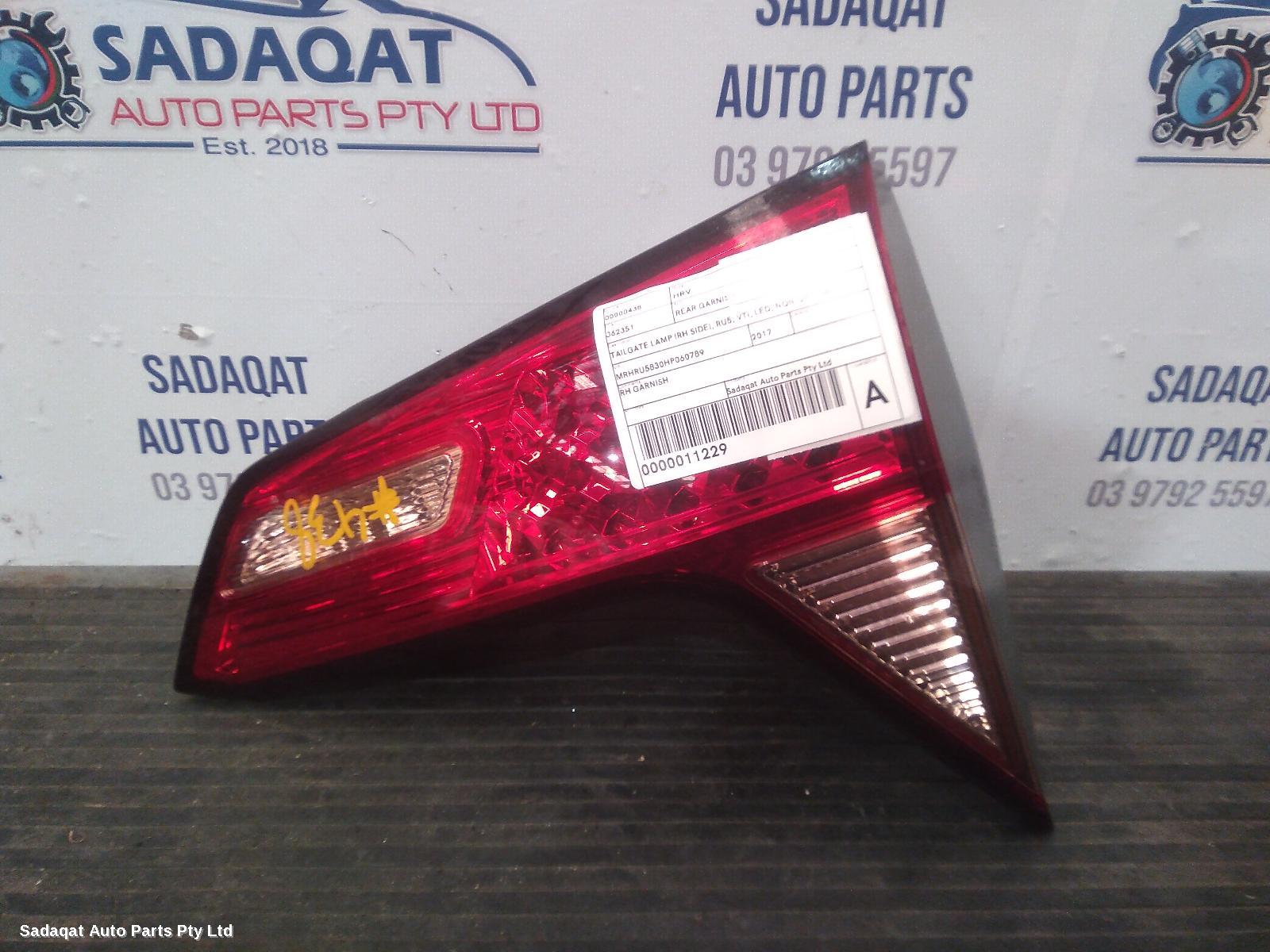 Honda Hrv Rear Garnish