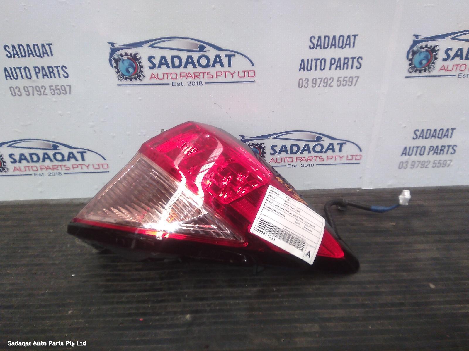 Honda Hrv Right Taillight