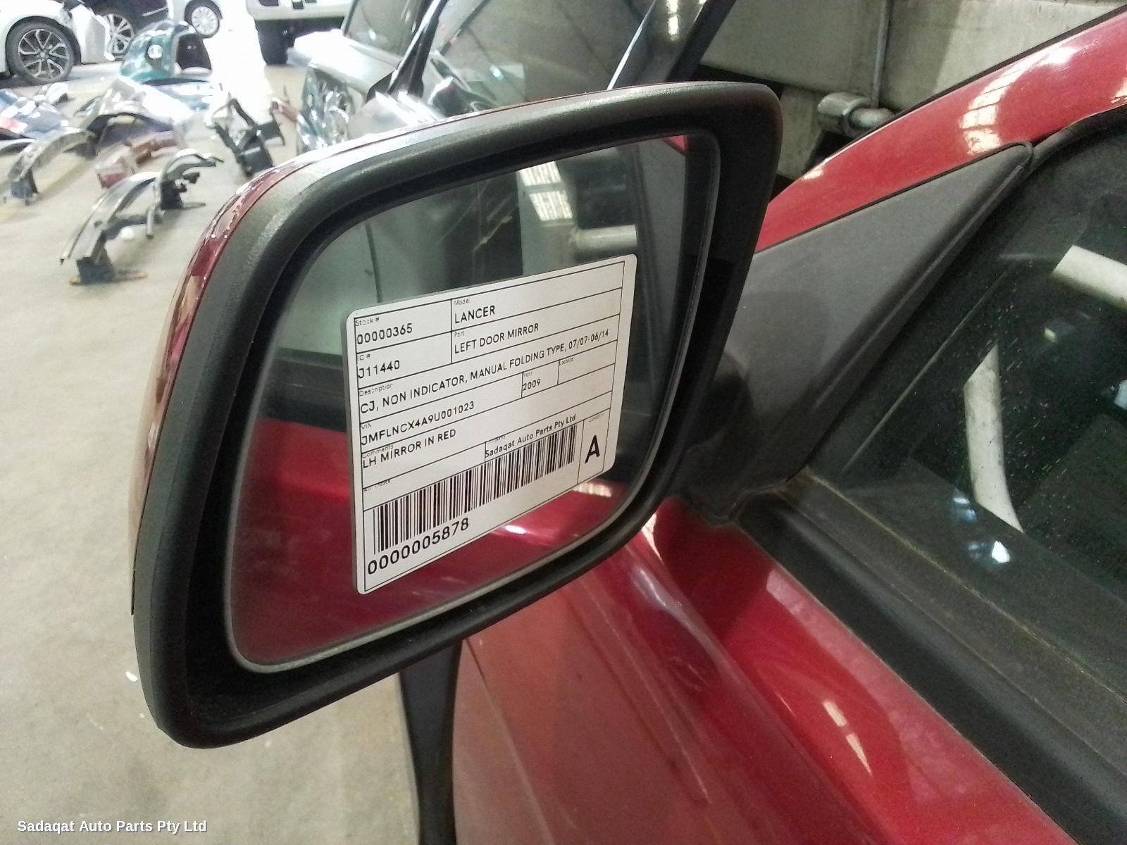 Mitsubishi Lancer Left Door Mirror