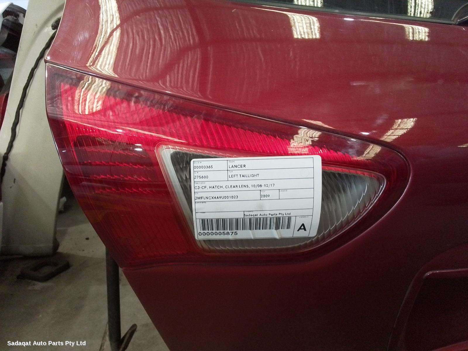 Mitsubishi Lancer Left Taillight