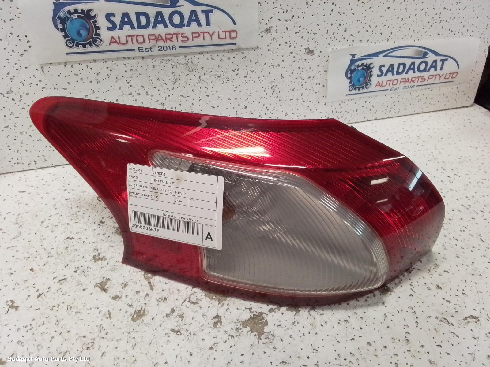 Mitsubishi Lancer Left Taillight