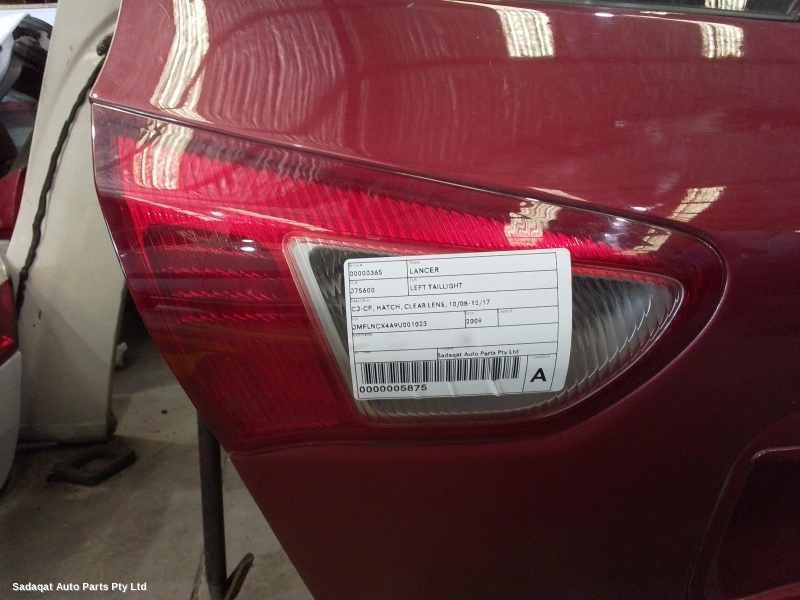 Mitsubishi Lancer Left Taillight