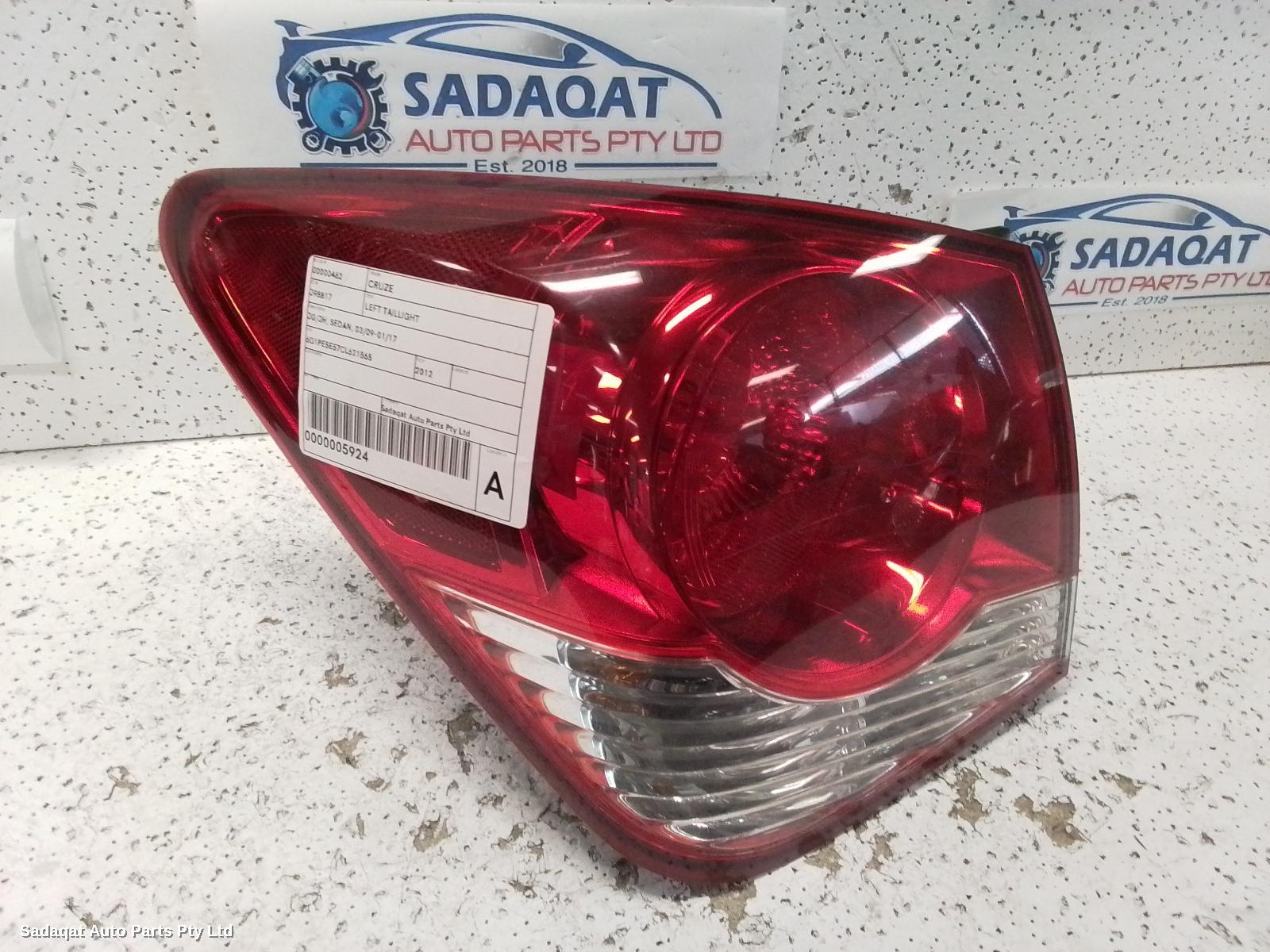 Holden Cruze Left Taillight