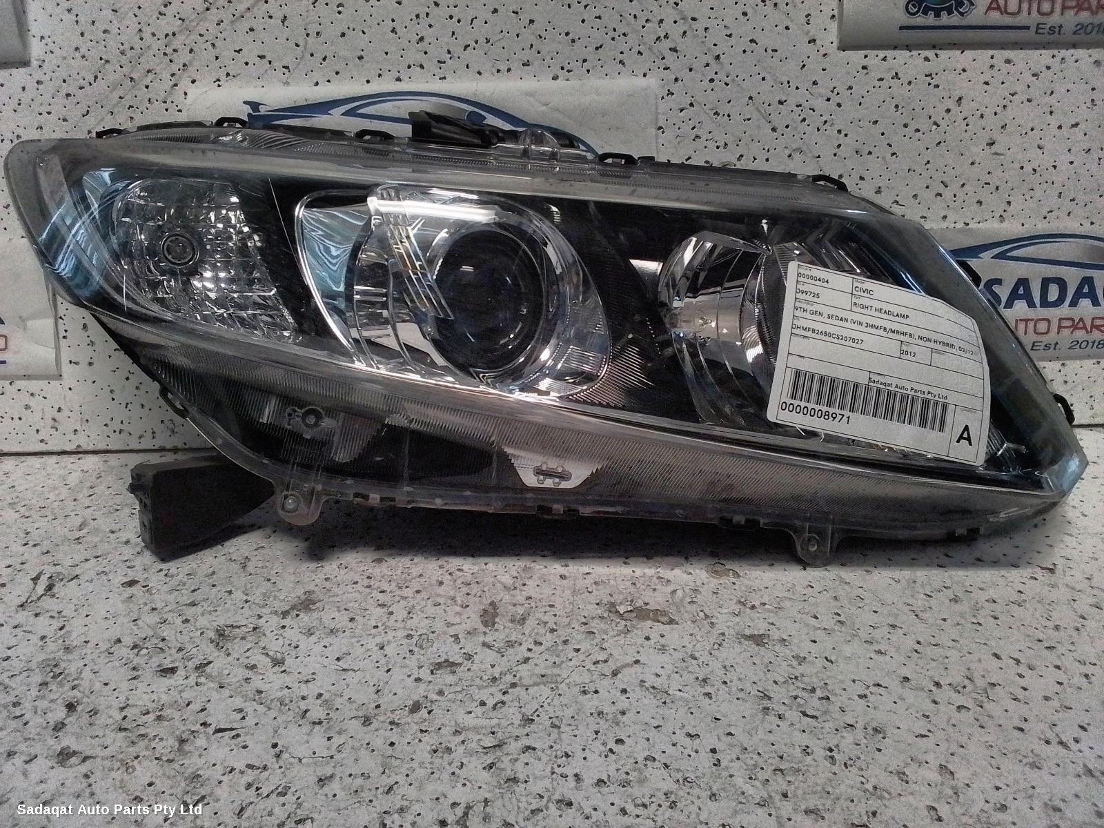Honda Civic Right Headlamp
