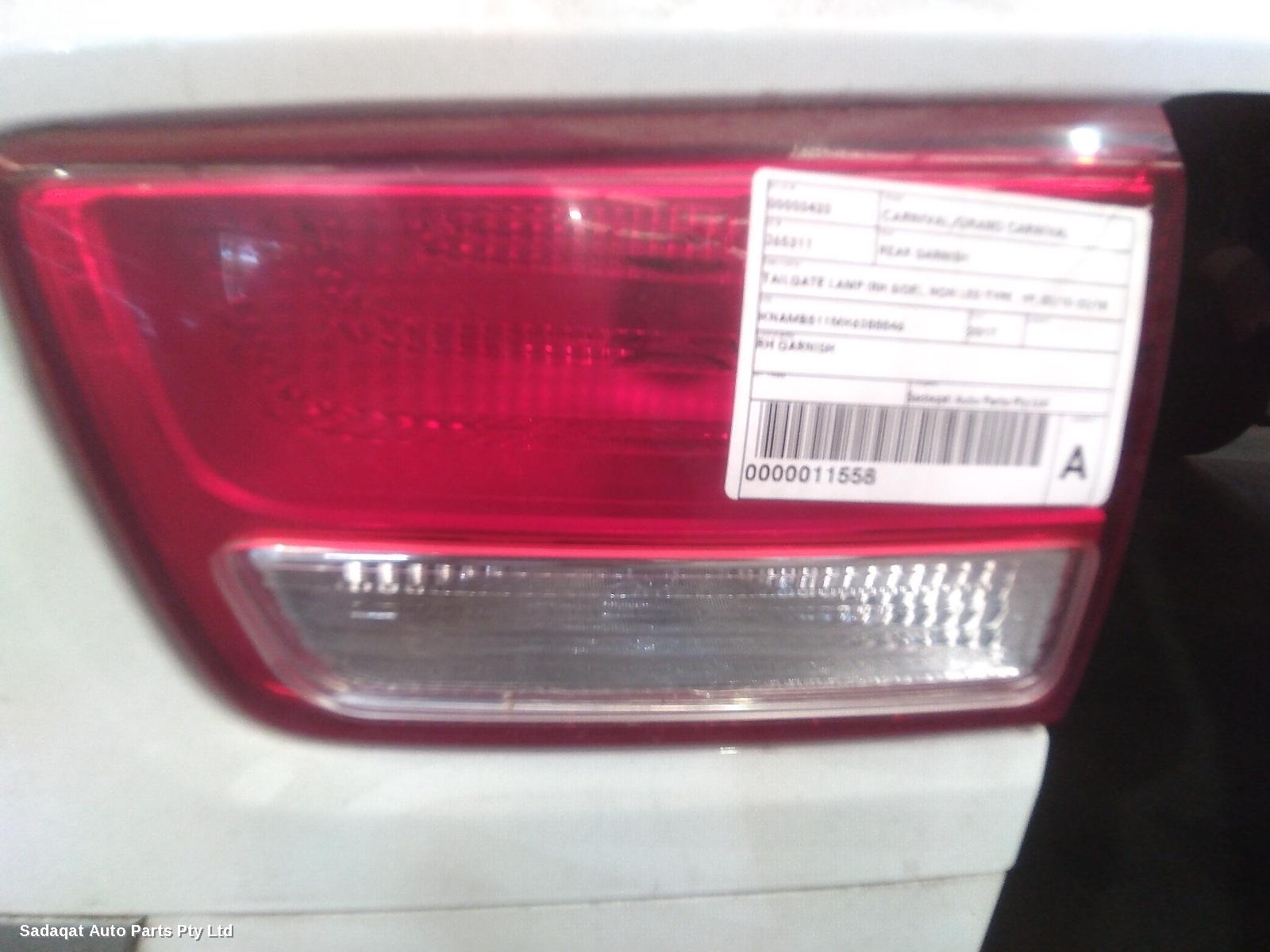 Kia Carnival/grand Carnival Rear Garnish