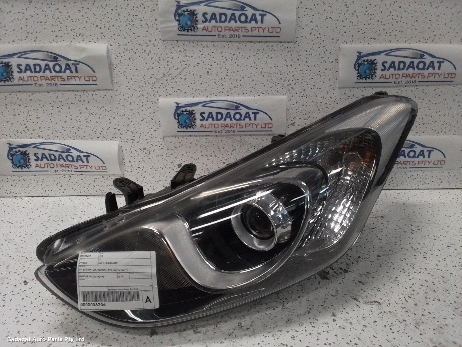 Hyundai I30 Left Headlamp