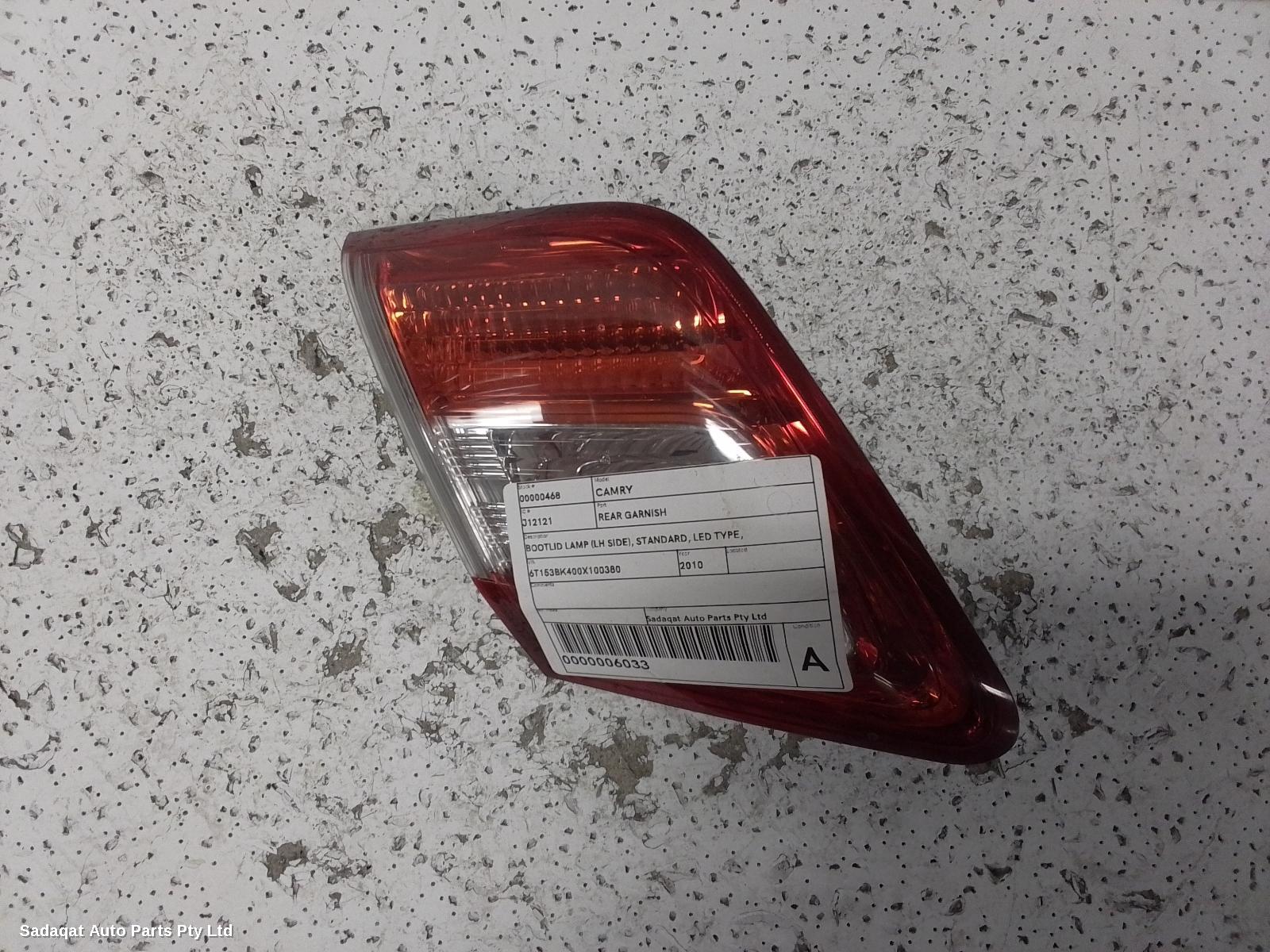 Toyota Camry Rear Garnish