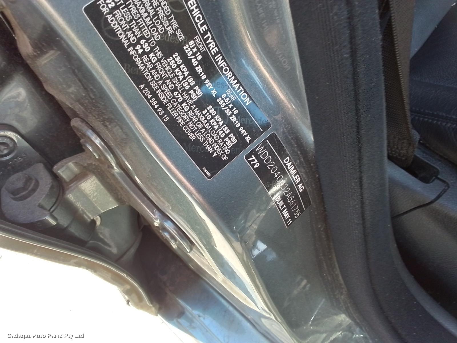 Mercedes C Class Left Front Door