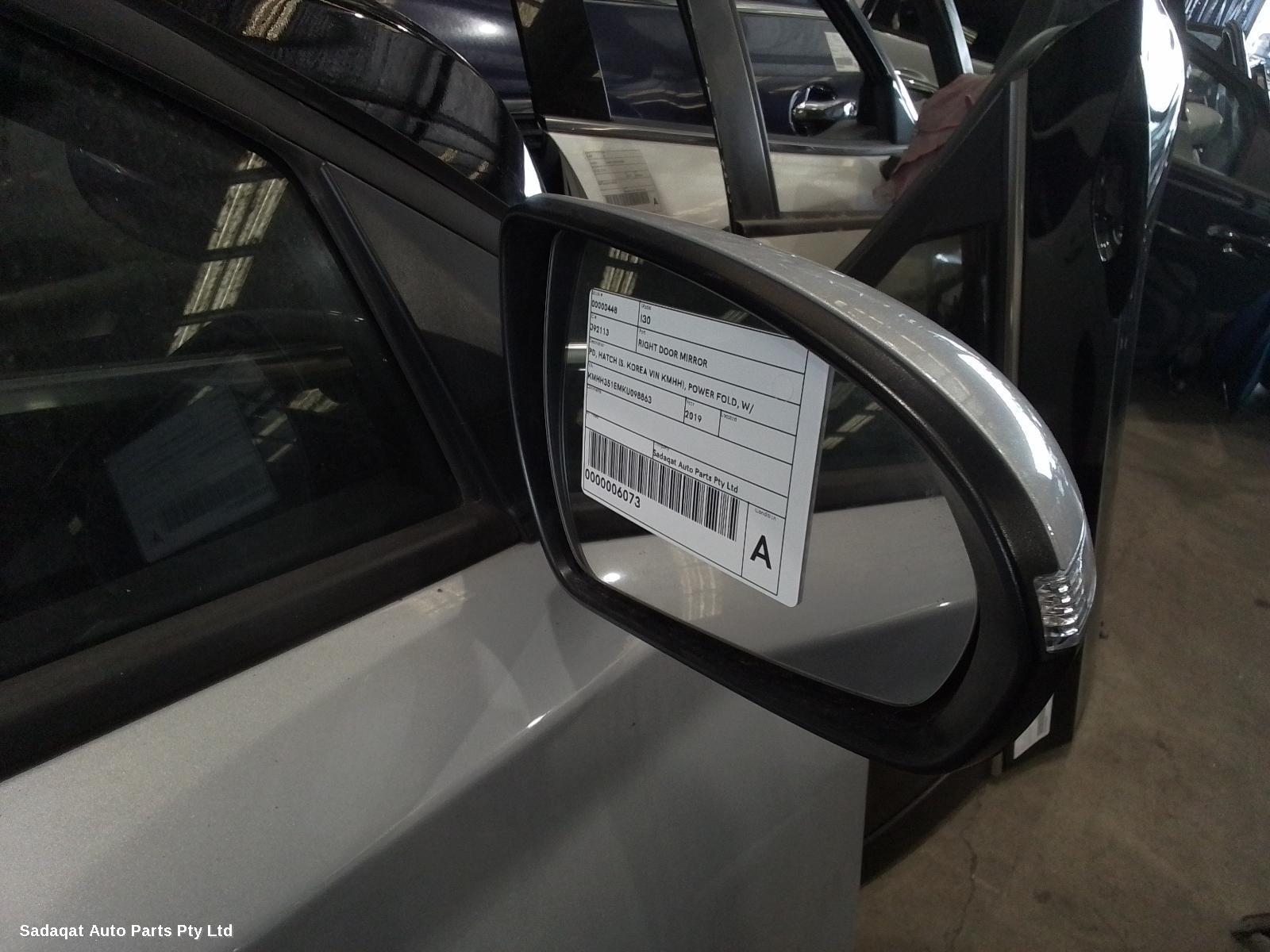 Hyundai I30 Right Door Mirror