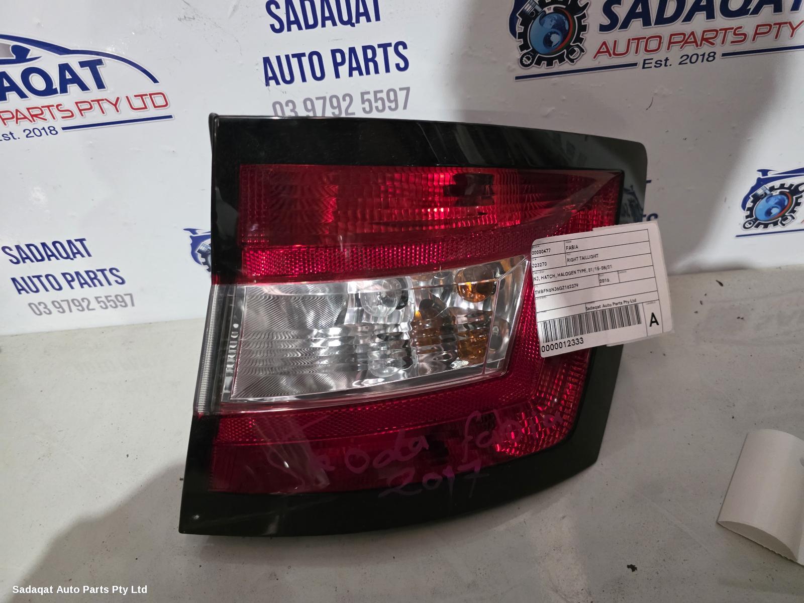 Skoda Fabia Right Taillight
