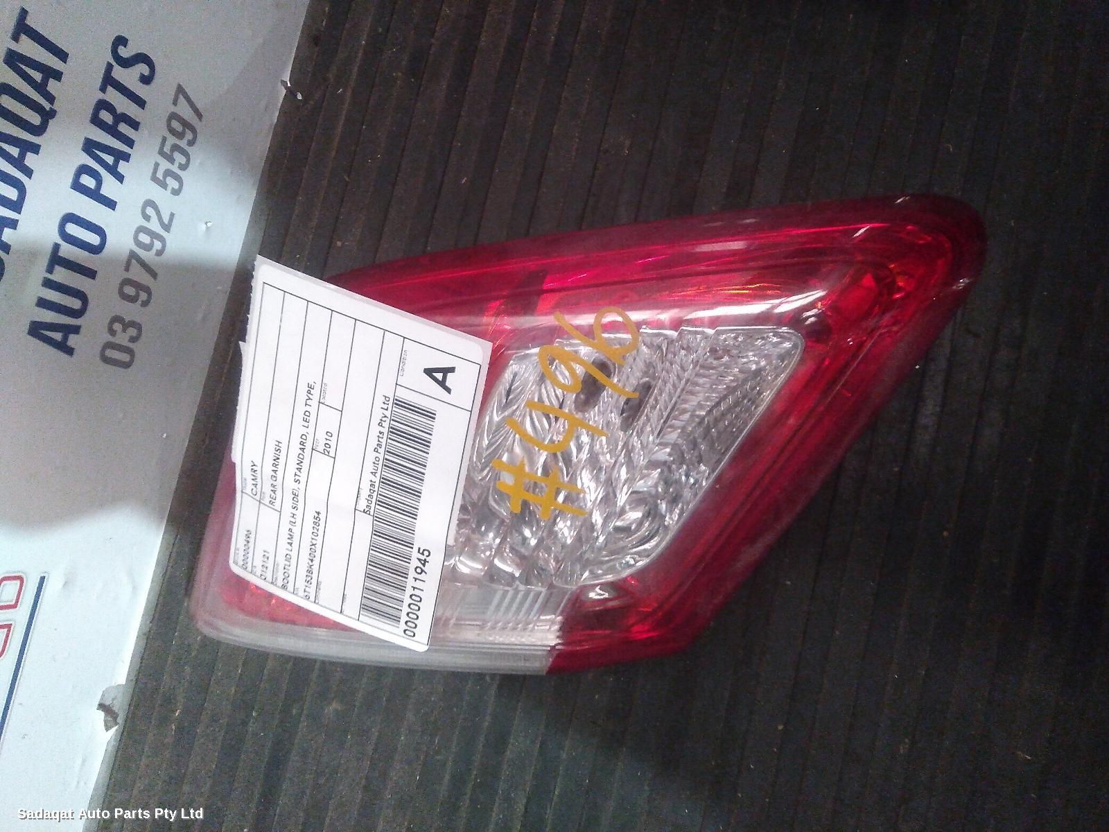 Toyota Camry Rear Garnish