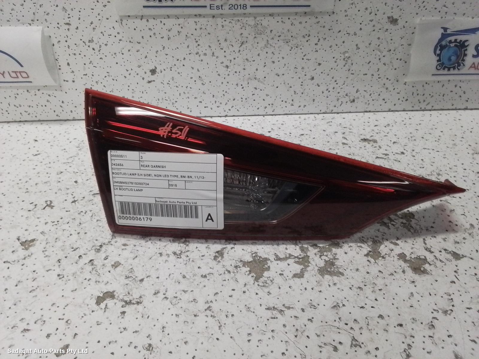 Mazda 3 Rear Garnish