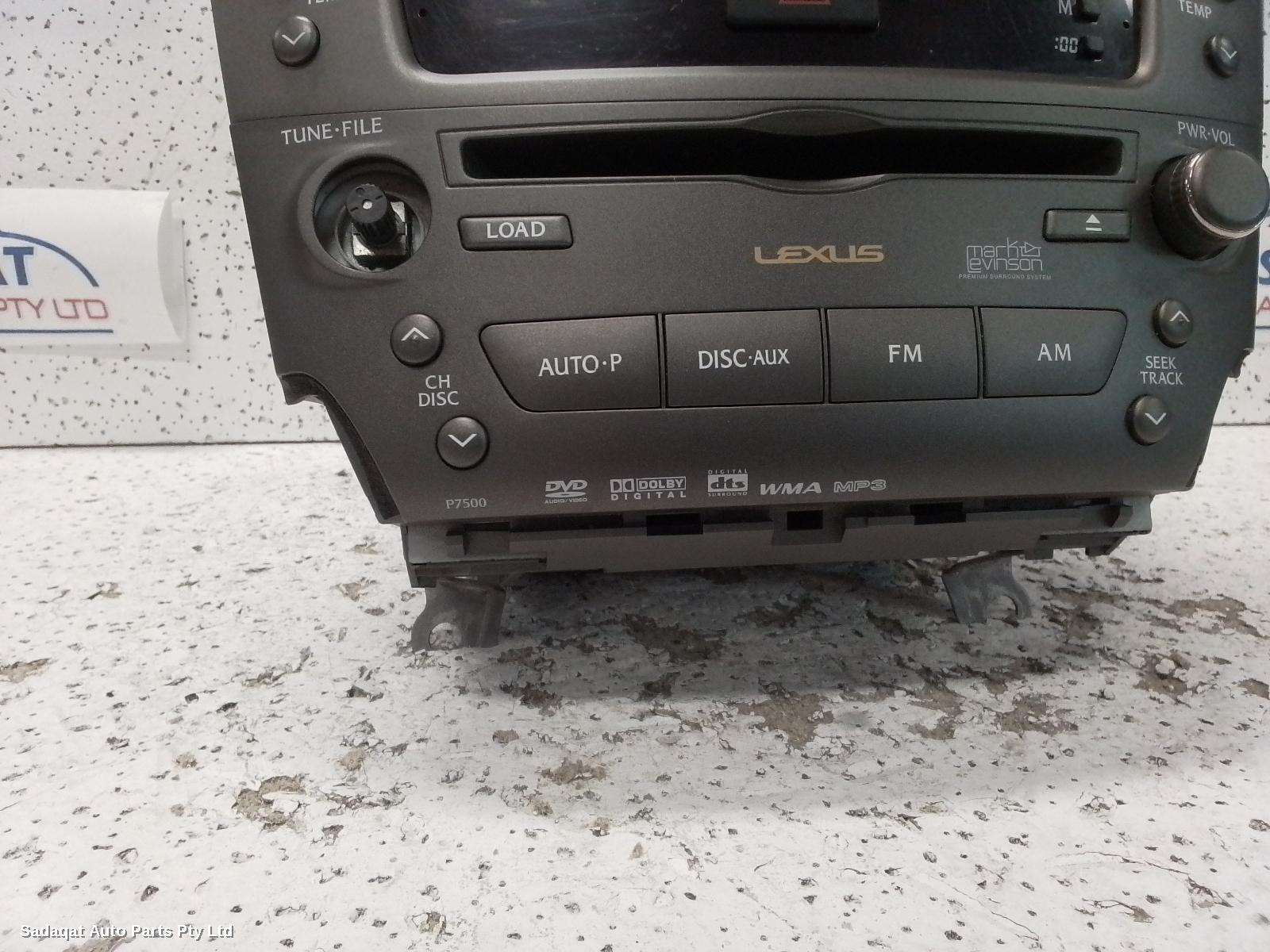 Lexus Is250/is250c Radio/cd/dvd/sat/tv