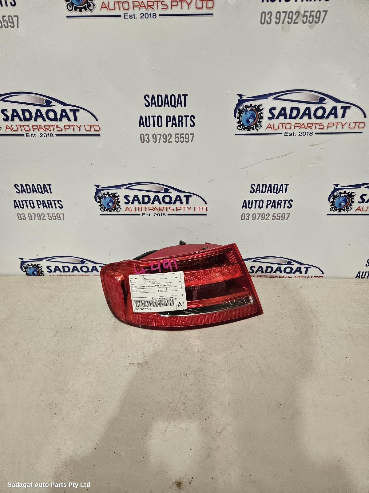 Audi A4 Left Taillight
