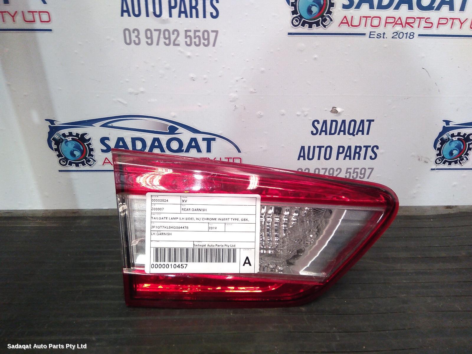 Subaru Xv Rear Garnish