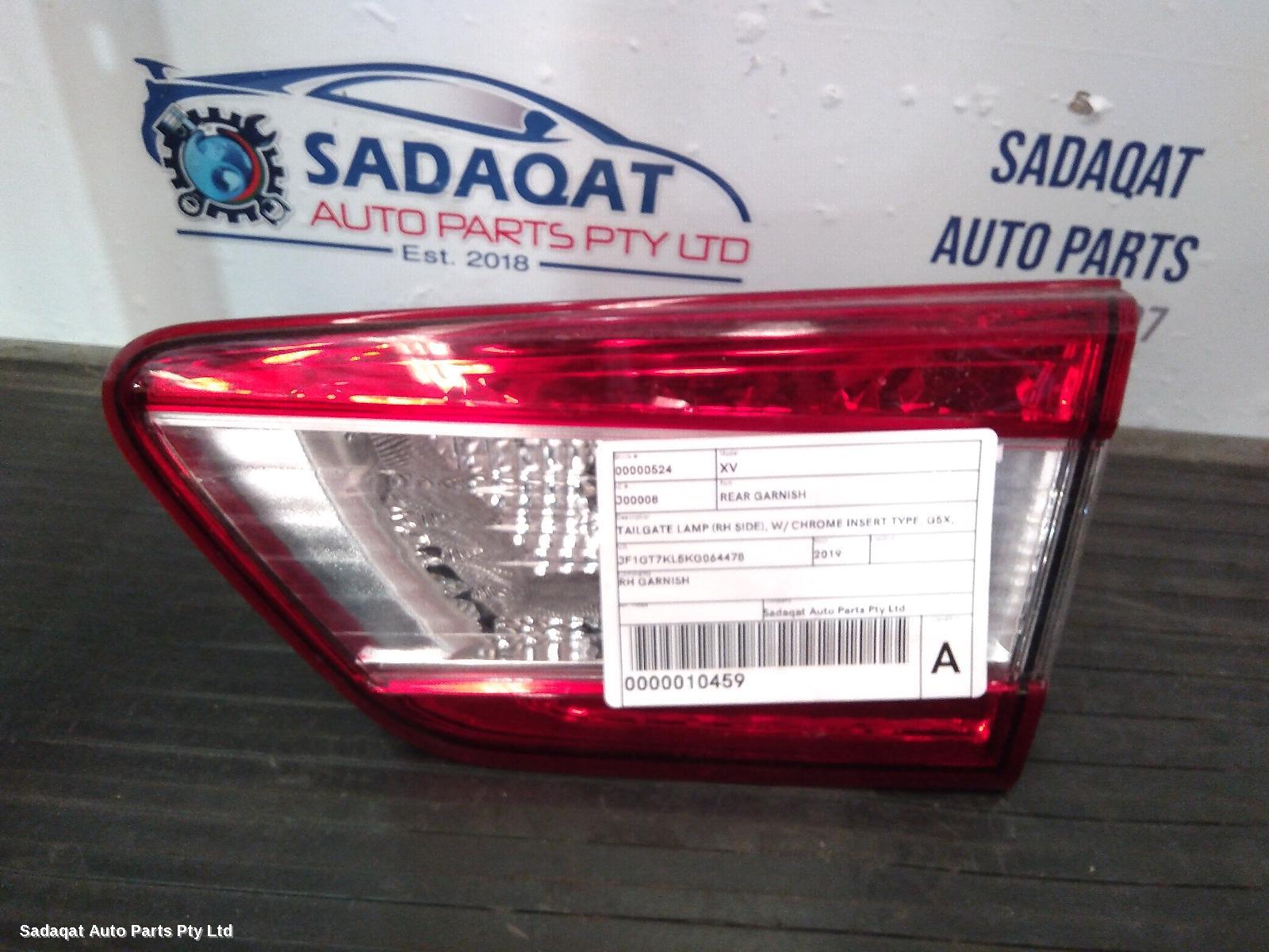 Subaru Xv Rear Garnish