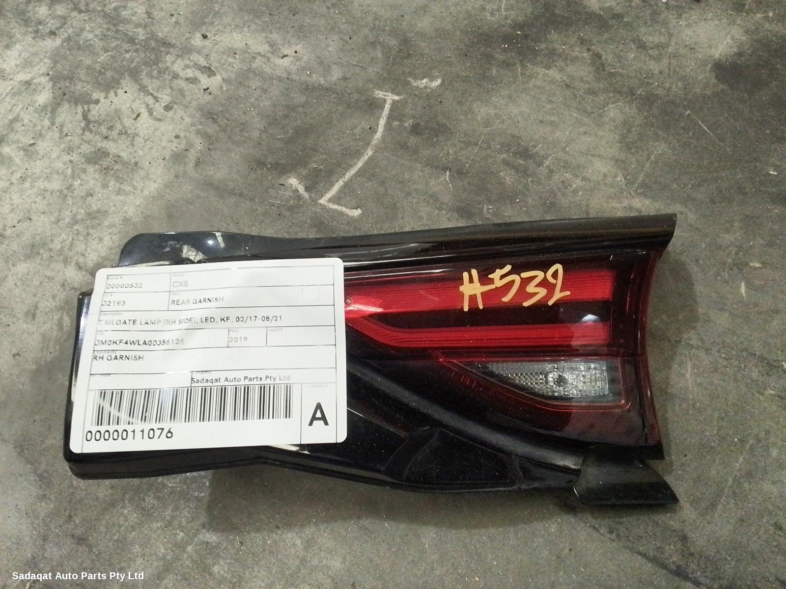 Mazda Cx5 Rear Garnish