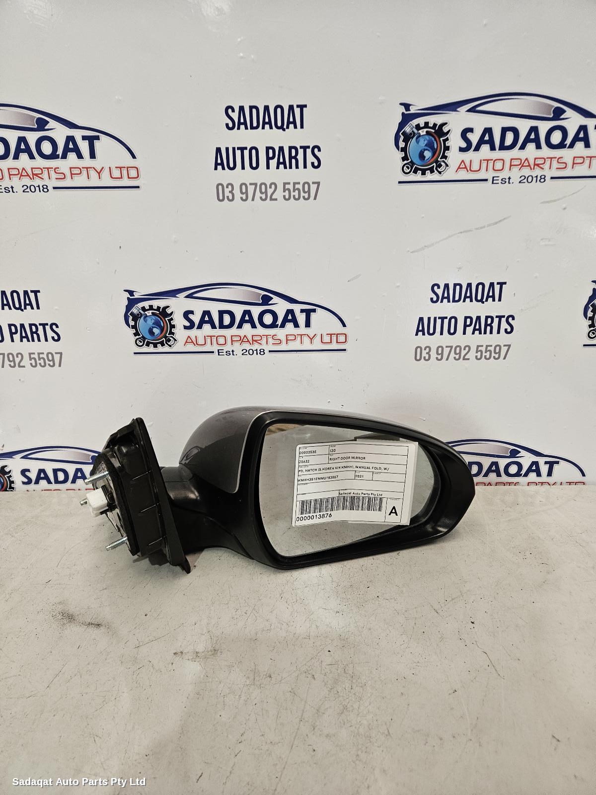 Hyundai I30 Right Door Mirror
