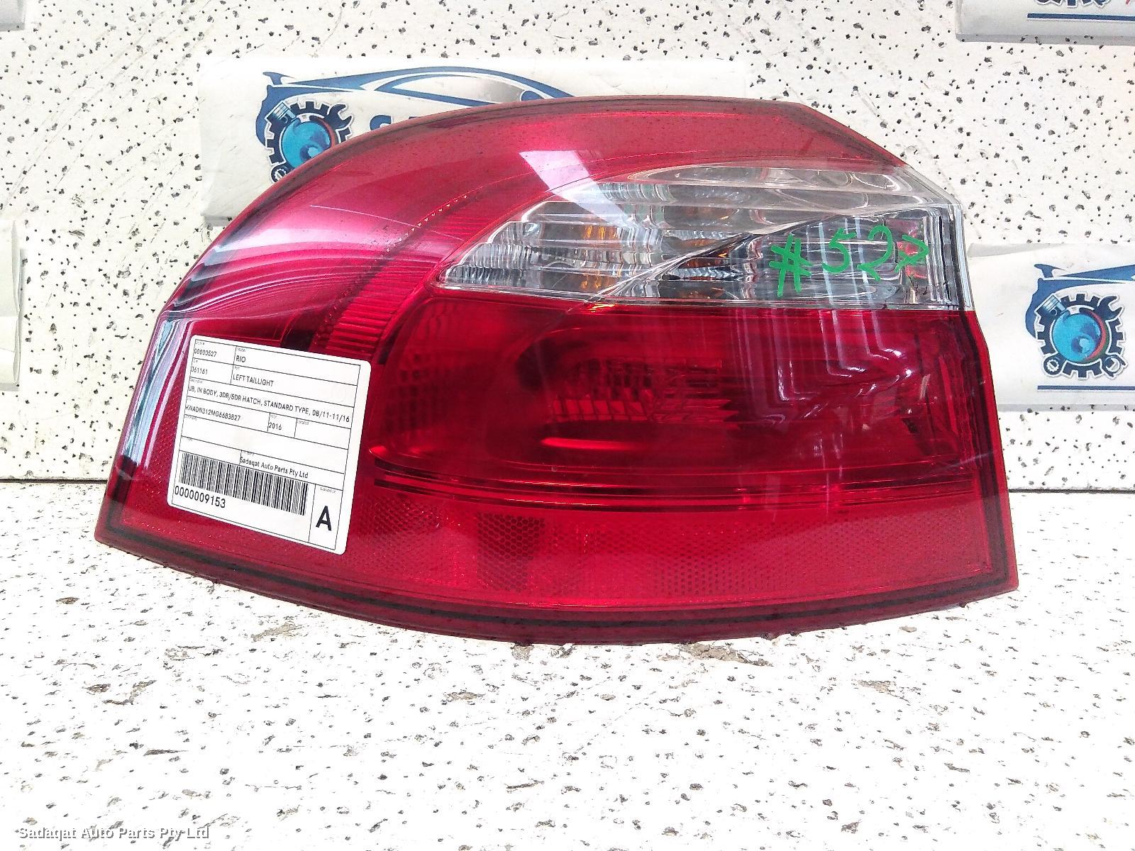Kia Rio Left Taillight