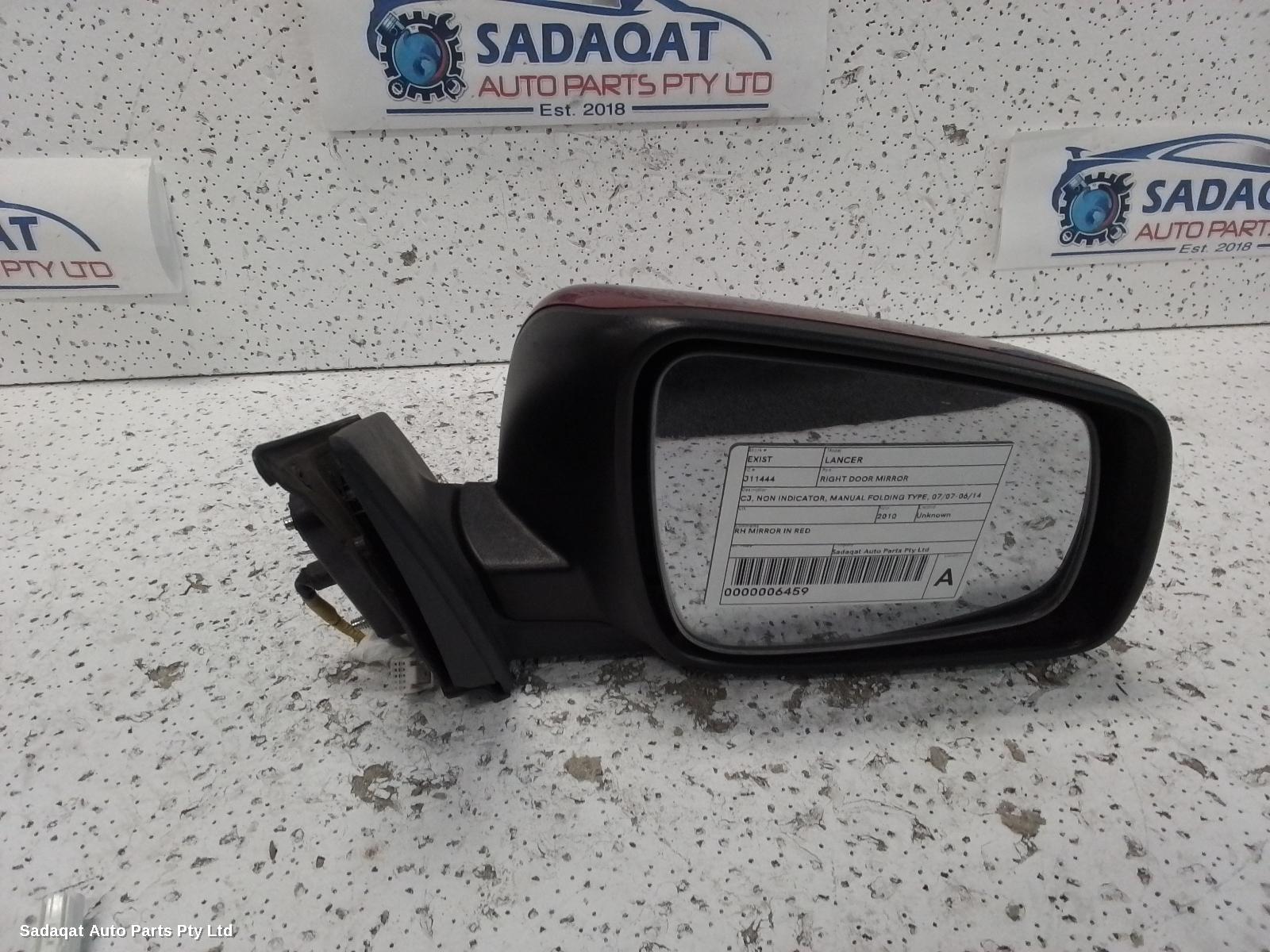 Mitsubishi Lancer Right Door Mirror