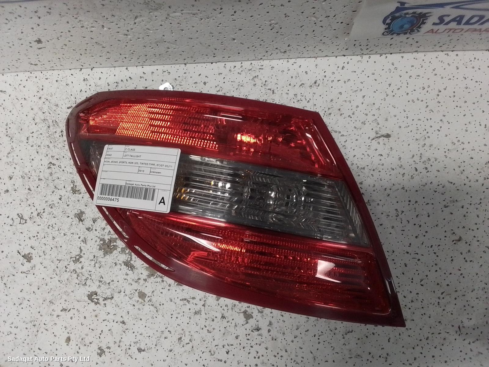 Mercedes C Class Left Taillight