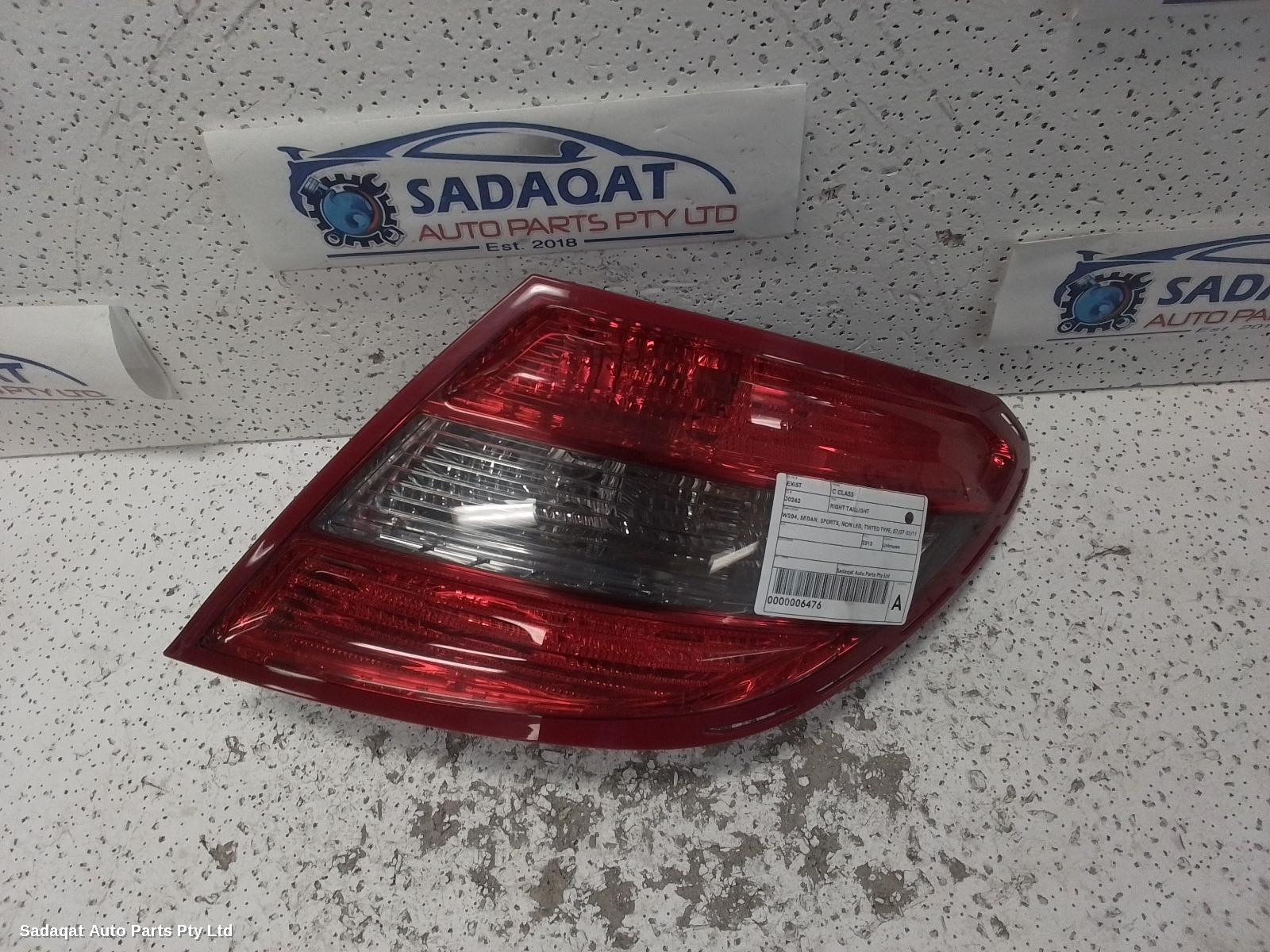 Mercedes C Class Right Taillight