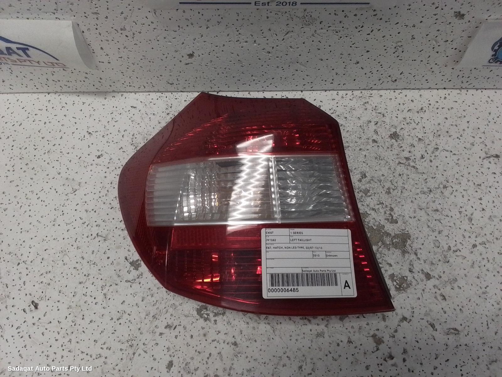 Bmw 1 Series Left Taillight