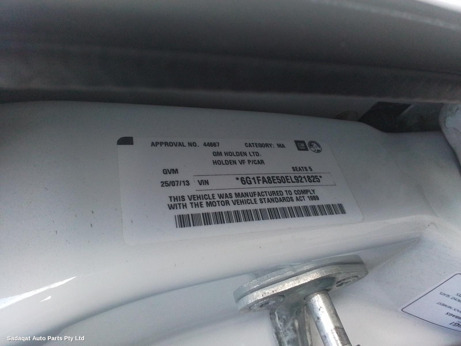 Holden Commodore Left Taillight