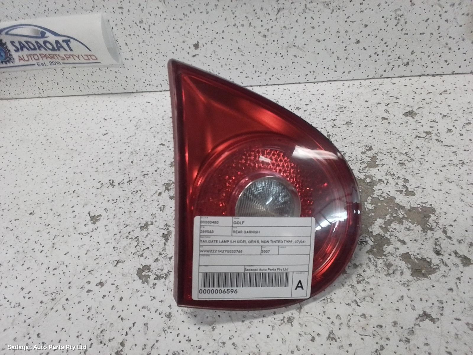 Volkswagen Golf Rear Garnish