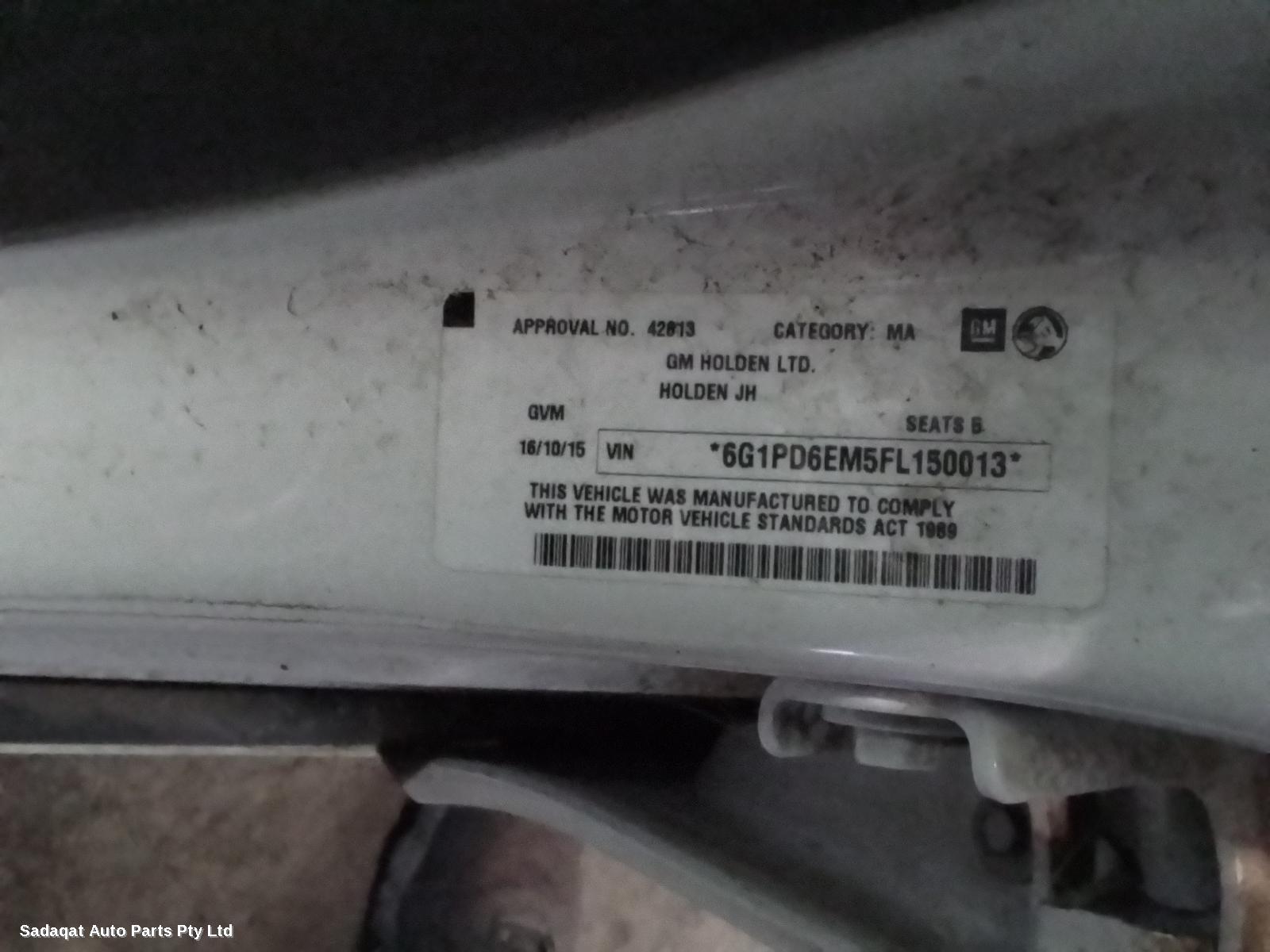 Holden Cruze Left Taillight