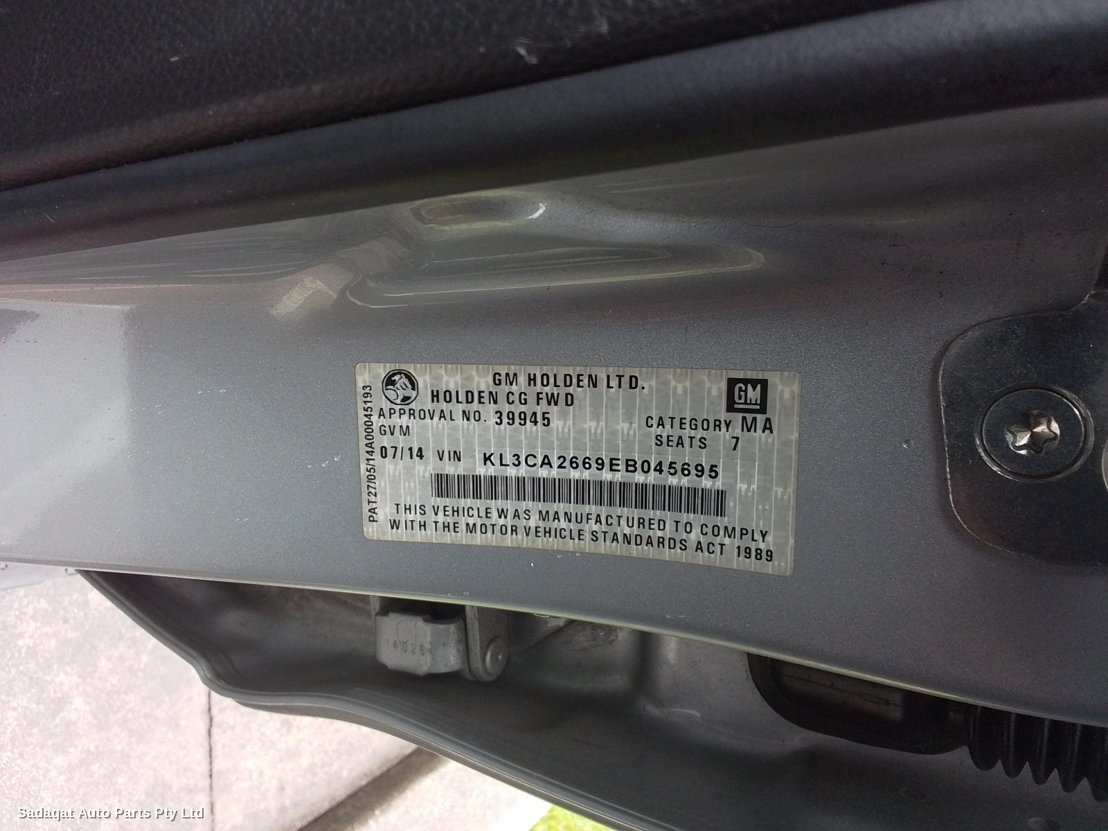 Holden Captiva Left Door Mirror