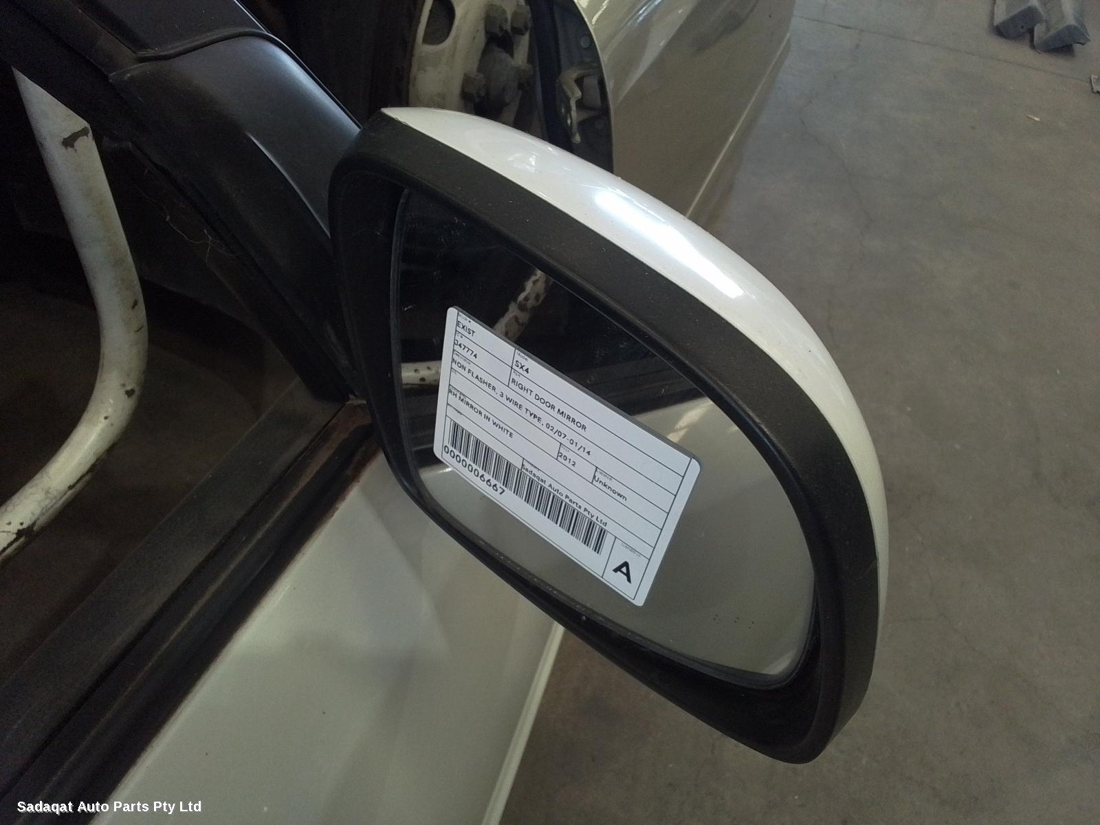 Suzuki Sx4 Right Door Mirror