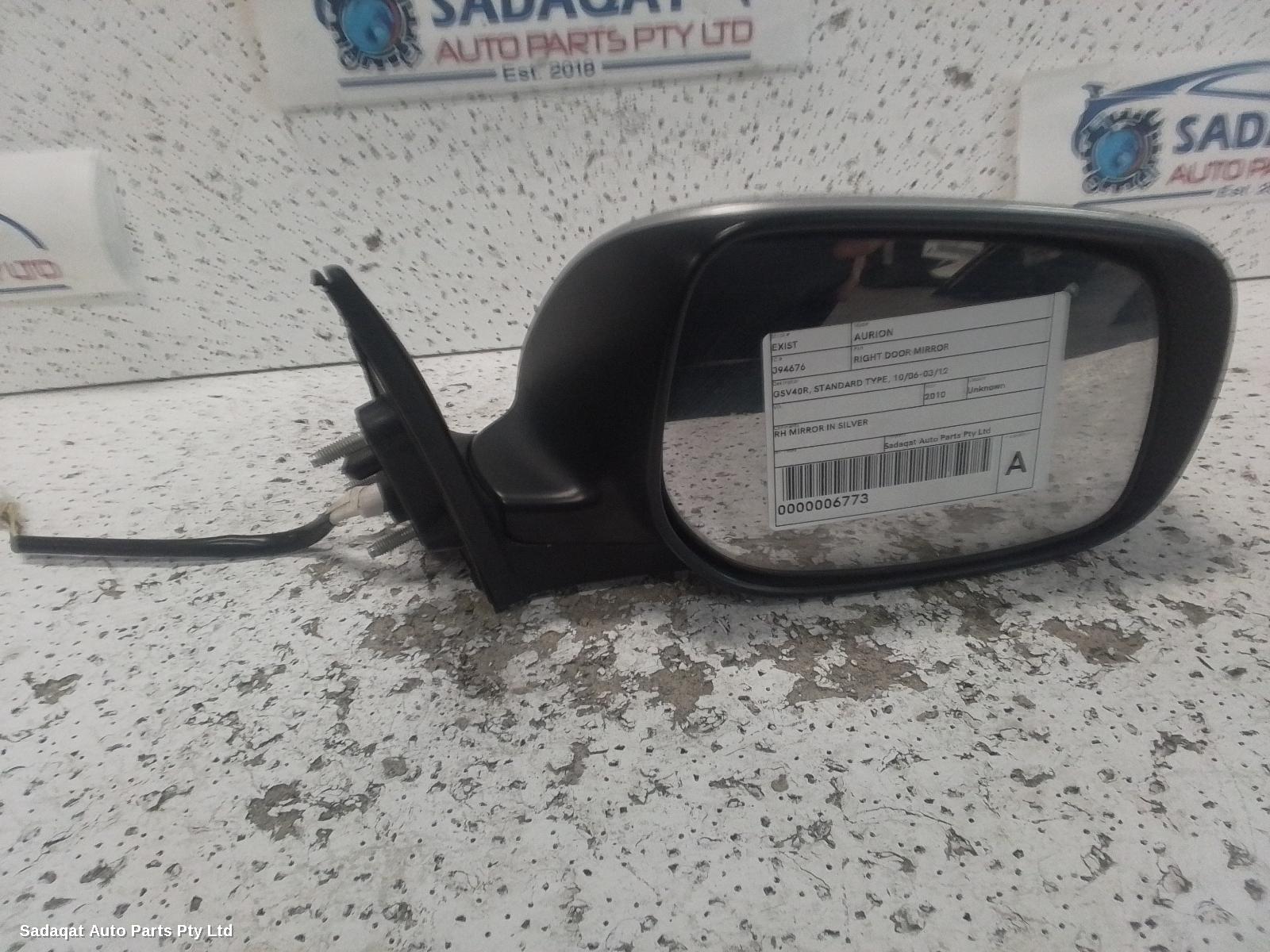 Toyota Aurion Right Door Mirror