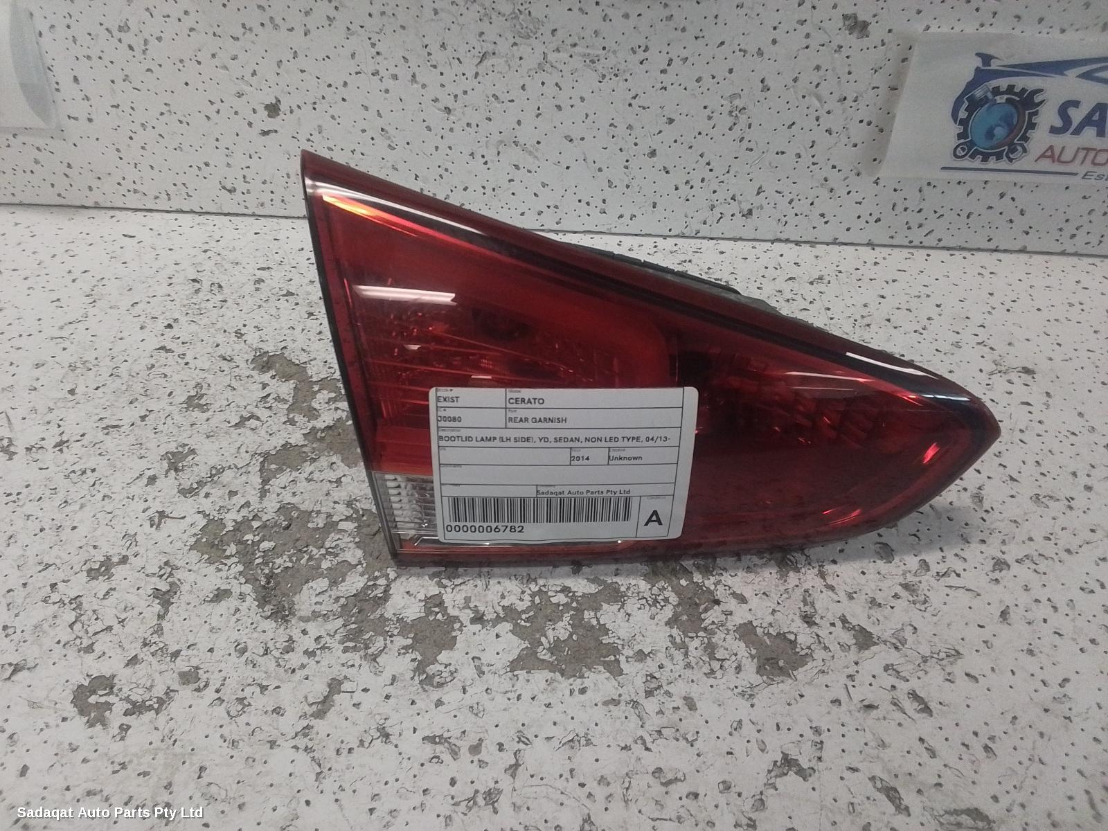 Kia Cerato Rear Garnish