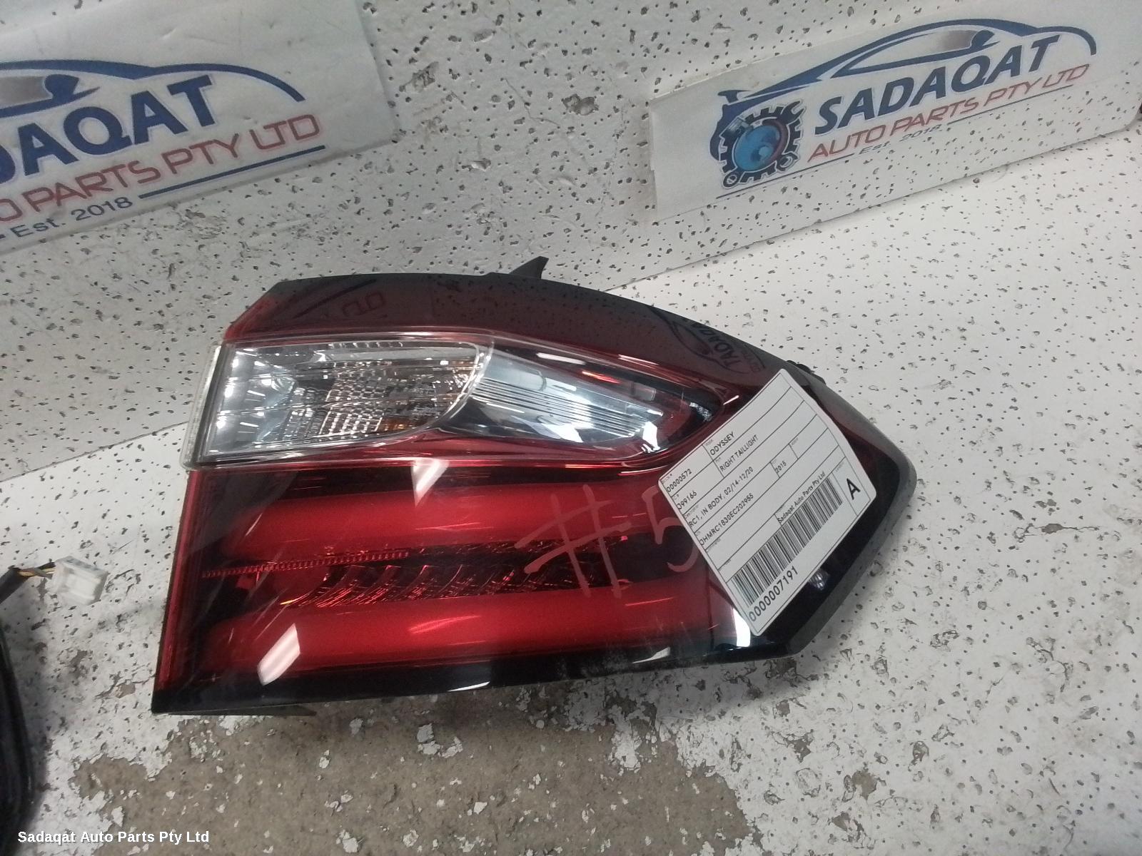 Honda Odyssey Right Taillight