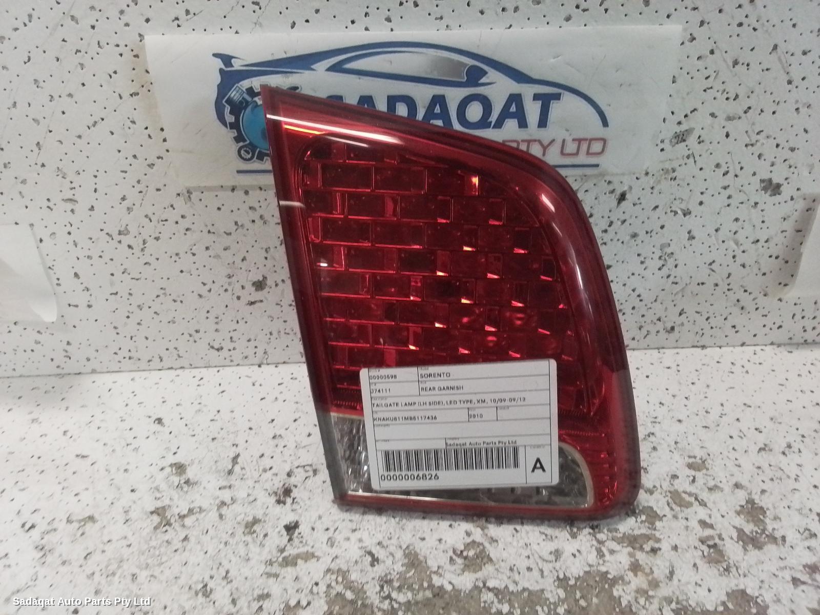 Kia Sorento Rear Garnish