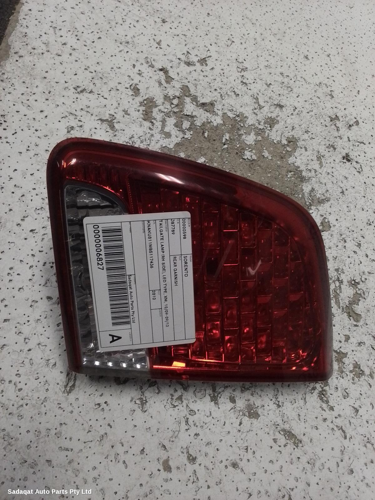 Kia Sorento Rear Garnish